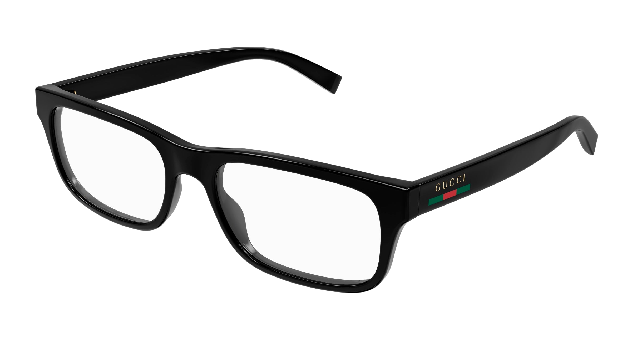 Gucci Uomo Gucci GG1858O 001 Montature da vista Iniettato Nero Trasparente Squadrata Gucci Uomo Gucci GG1858O 001 Montature da vista Iniettato Nero Trasparente Squadrata