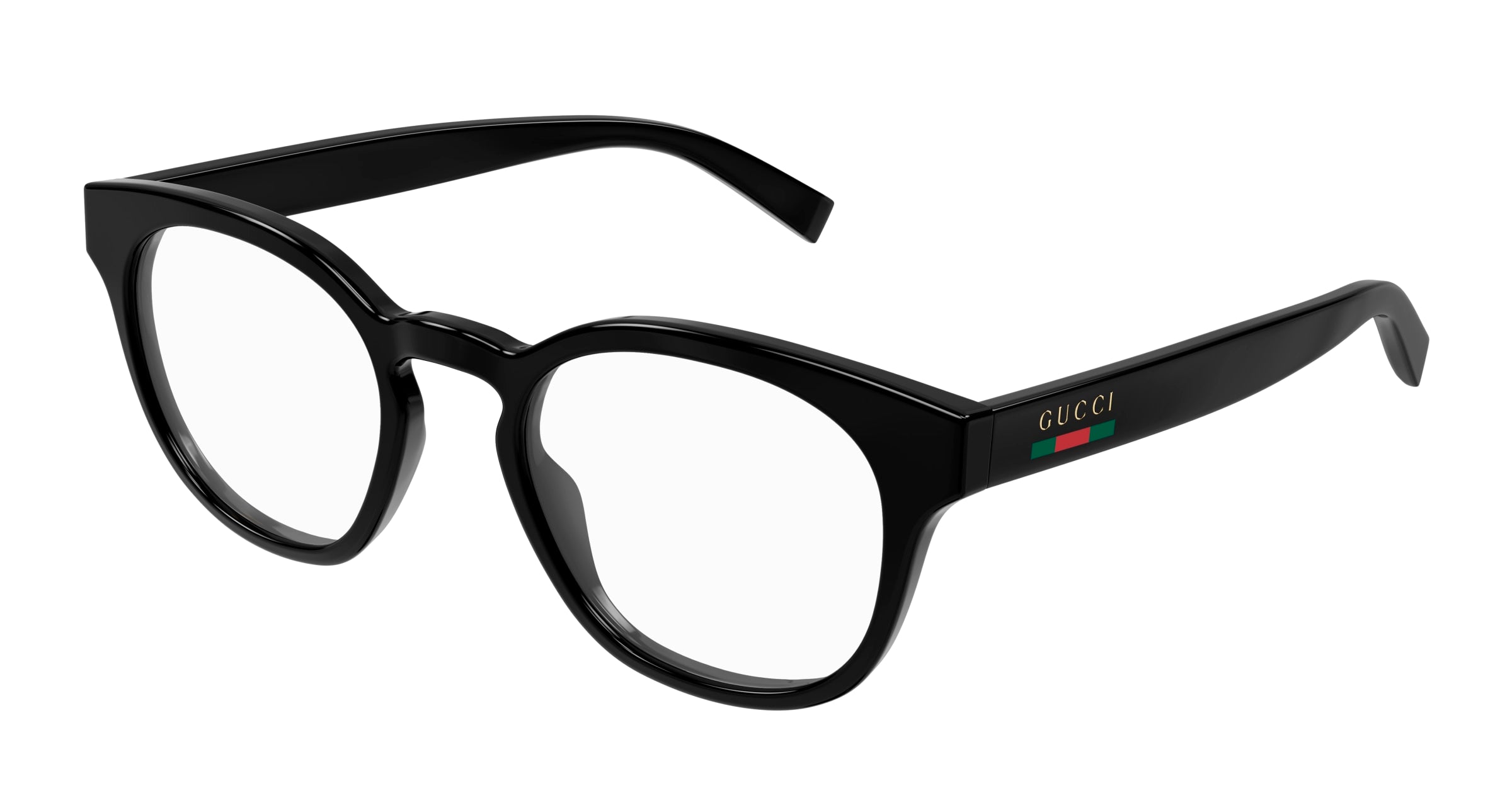 Gucci Uomo Gucci GG1859O 001 Montature da vista Iniettato Nero Trasparente Rotonda