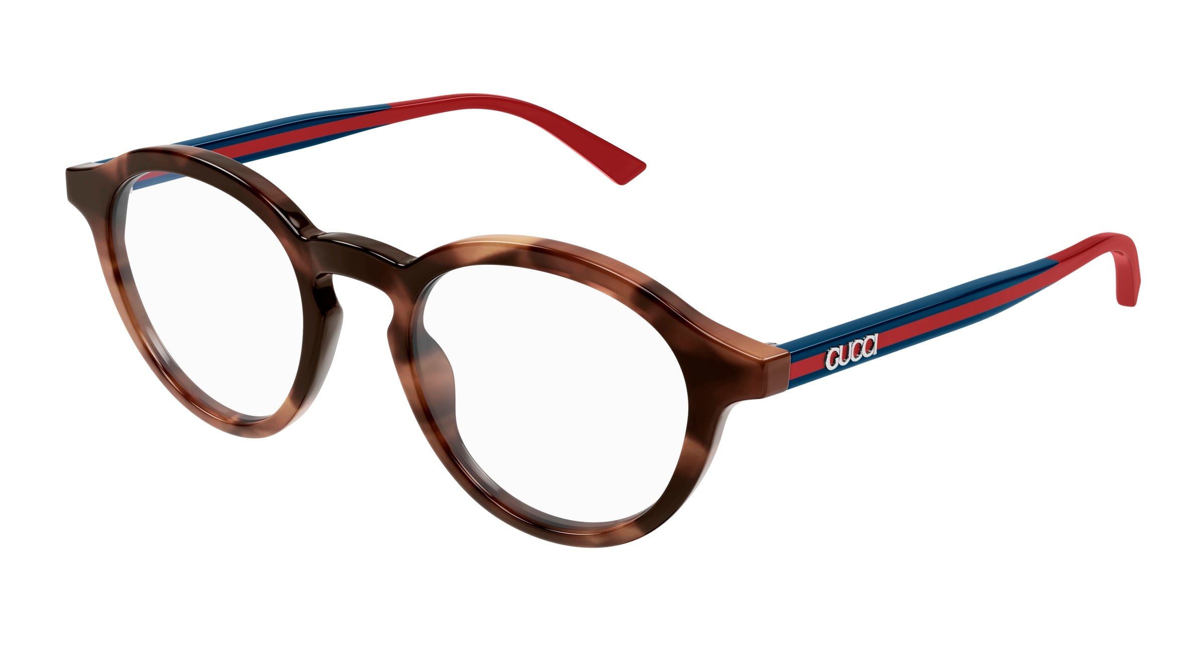 Gucci Uomo Gucci GG1871O 003 Montature da vista Acetato Havana Trasparente Rotonda Gucci Uomo Gucci GG1871O 003 Montature da vista Acetato Havana Trasparente Rotonda