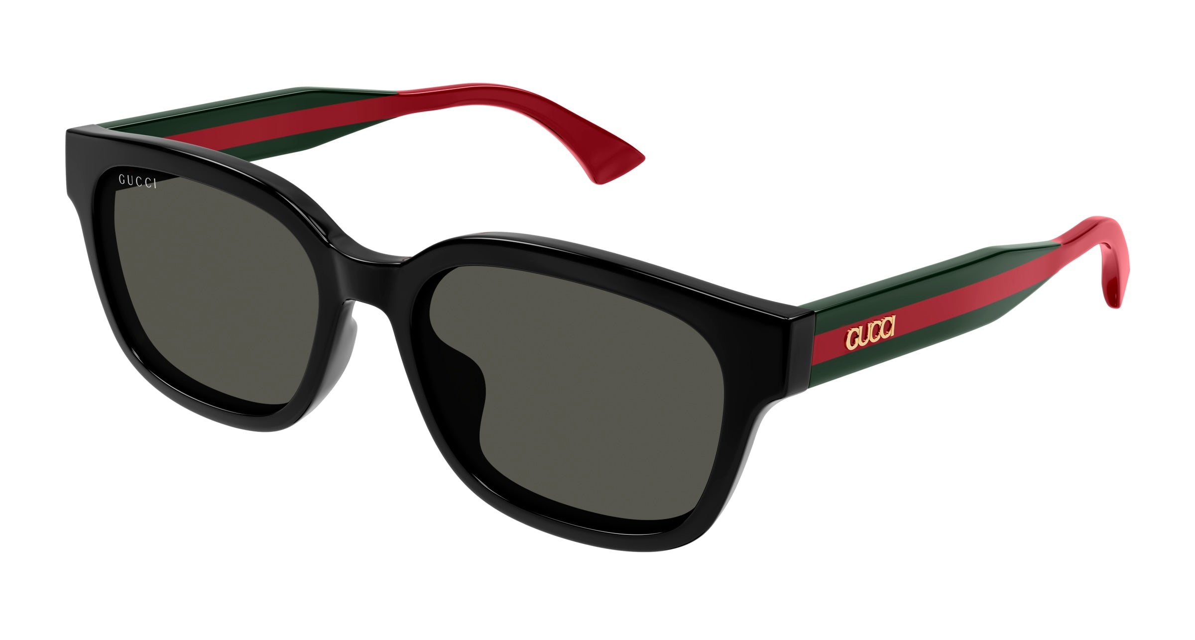 Gucci Uomo Gucci GG1872SK 001 Occhiali da sole Acetato Nero Grigio Squadrata