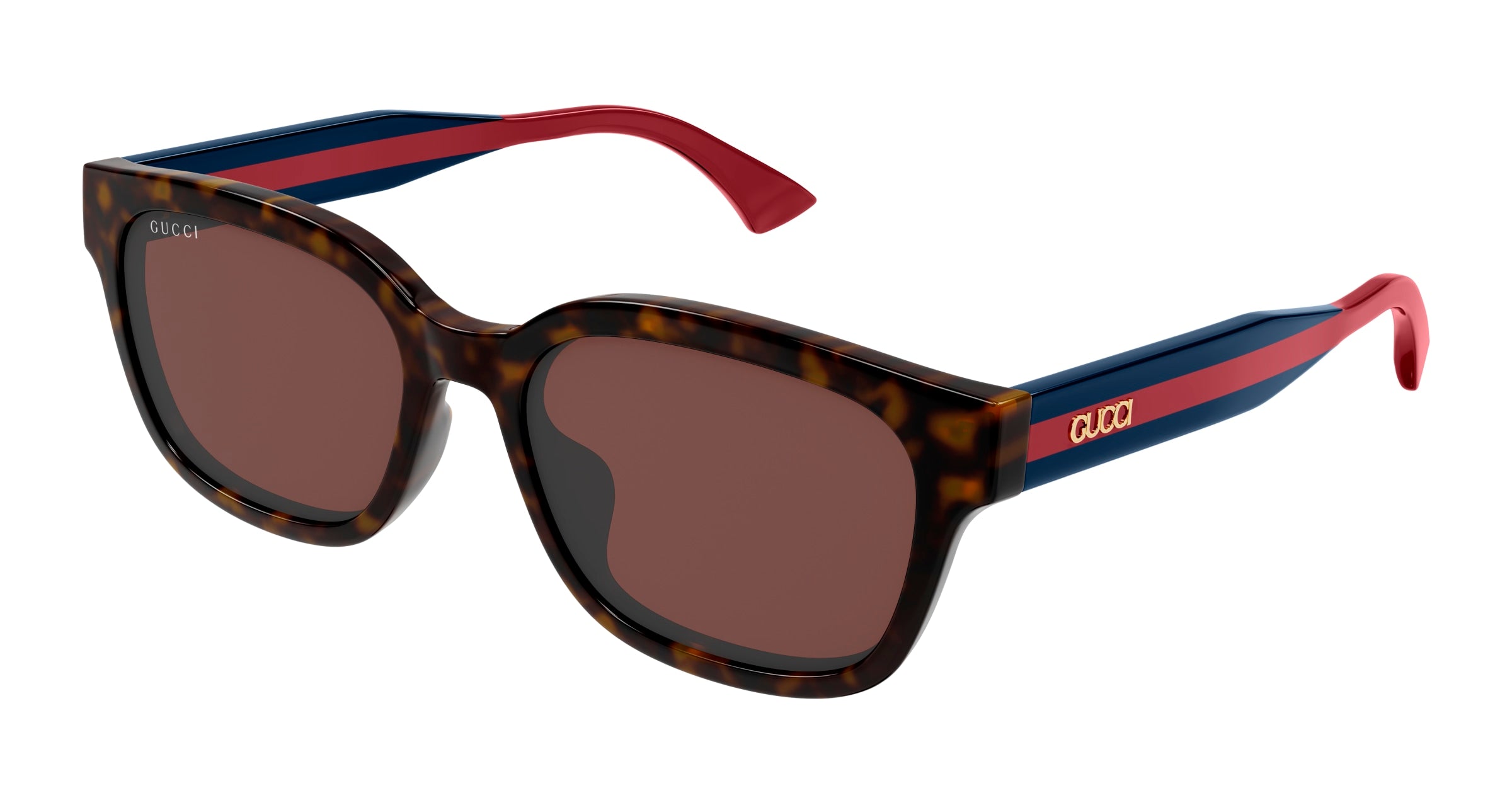 Gucci Uomo Gucci GG1872SK 002 Occhiali da sole Acetato Havana Marrone Squadrata