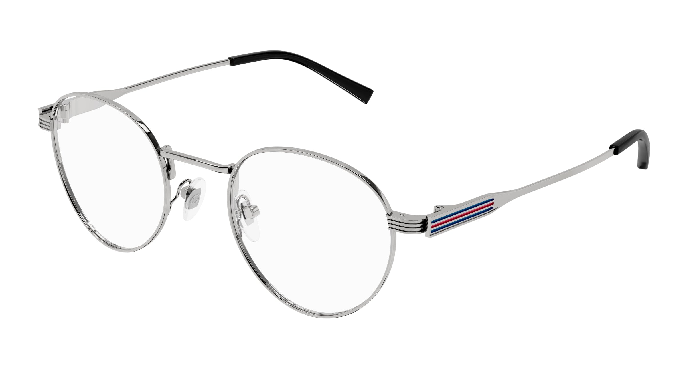 Gucci Uomo Gucci GG1877O 003 Montature da vista Metallo Rutenio Trasparente Rotonda Gucci Uomo Gucci GG1877O 003 Montature da vista Metallo Rutenio Trasparente Rotonda