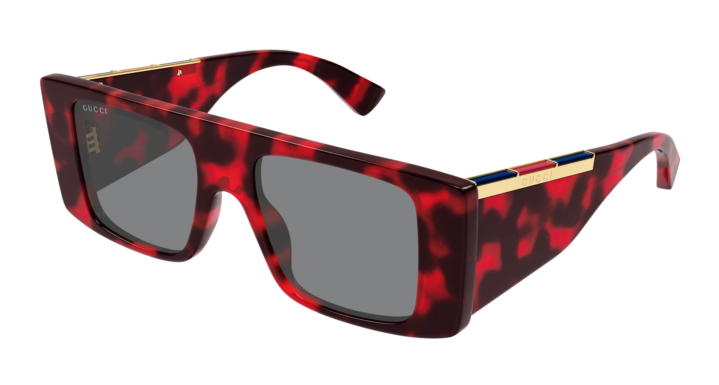 Gucci Uomo Gucci GG1888S 003 Occhiali da sole Acetato Havana Grigio Squadrata Gucci Uomo Gucci GG1888S 003 Occhiali da sole Acetato Havana Grigio Squadrata