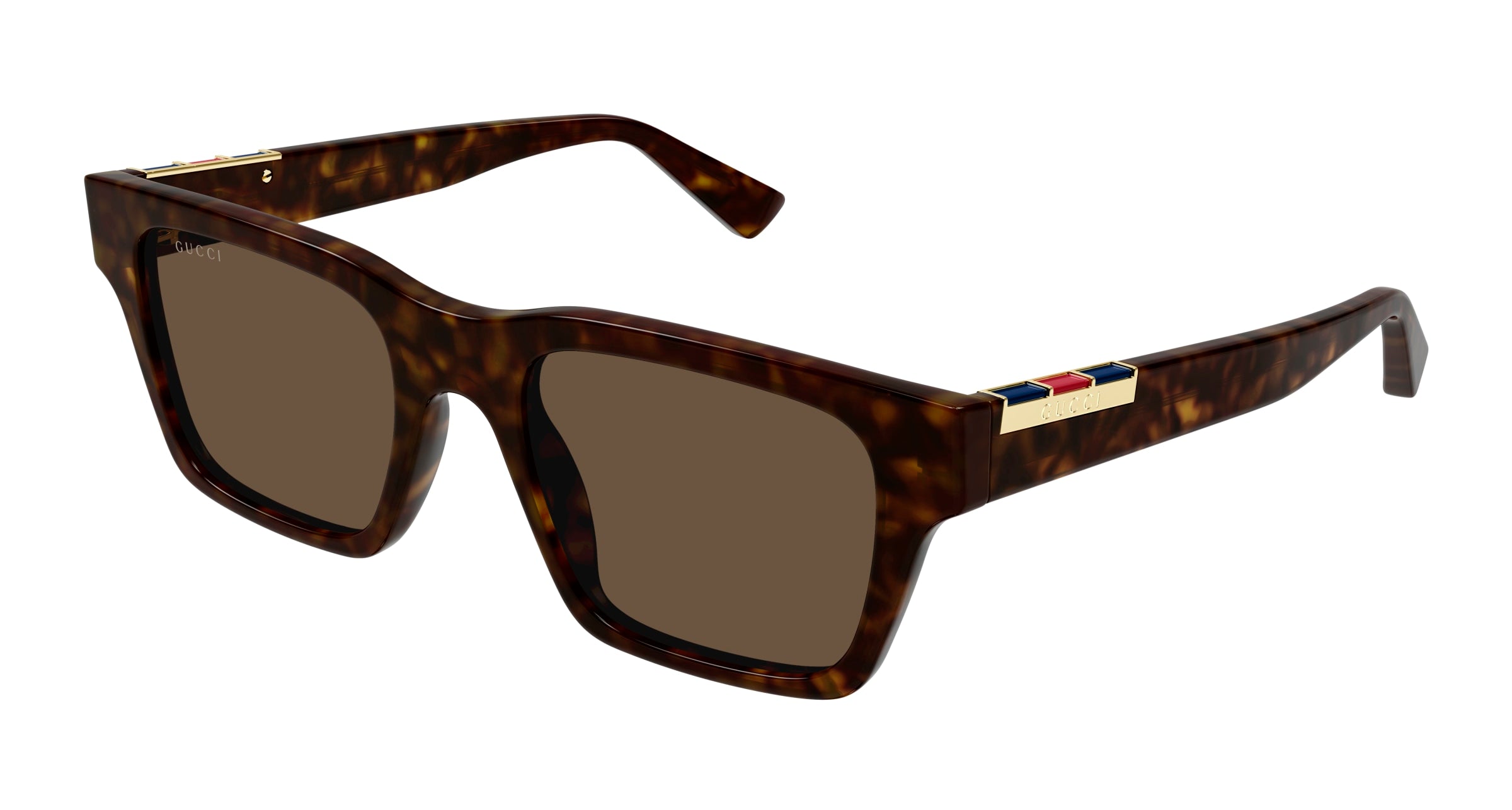 Gucci Uomo Gucci GG1889S 002 Occhiali da sole Acetato Havana Marrone Squadrata