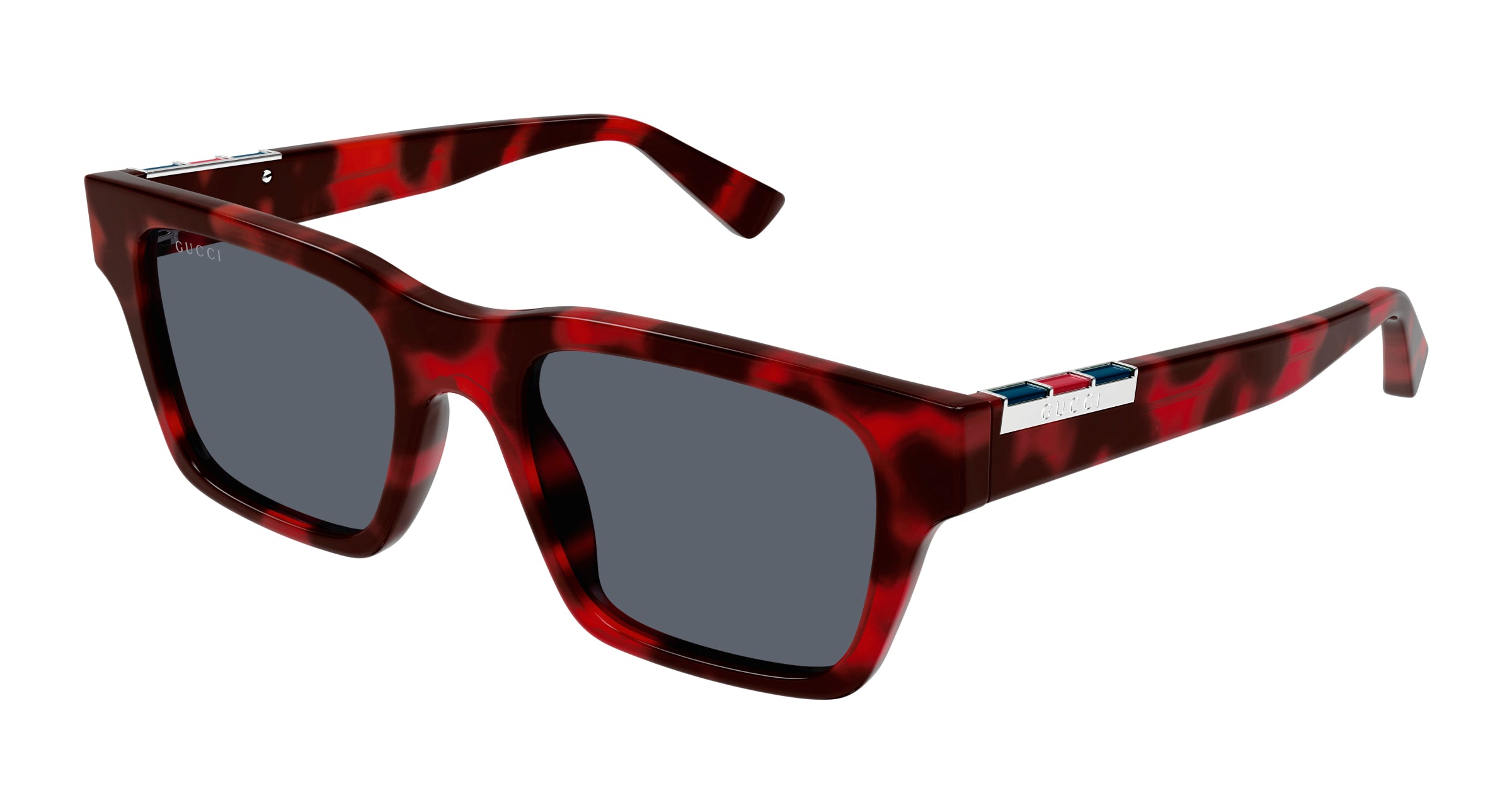 Gucci Uomo Gucci GG1889S 003 Occhiali da sole Acetato Havana Grigio Squadrata