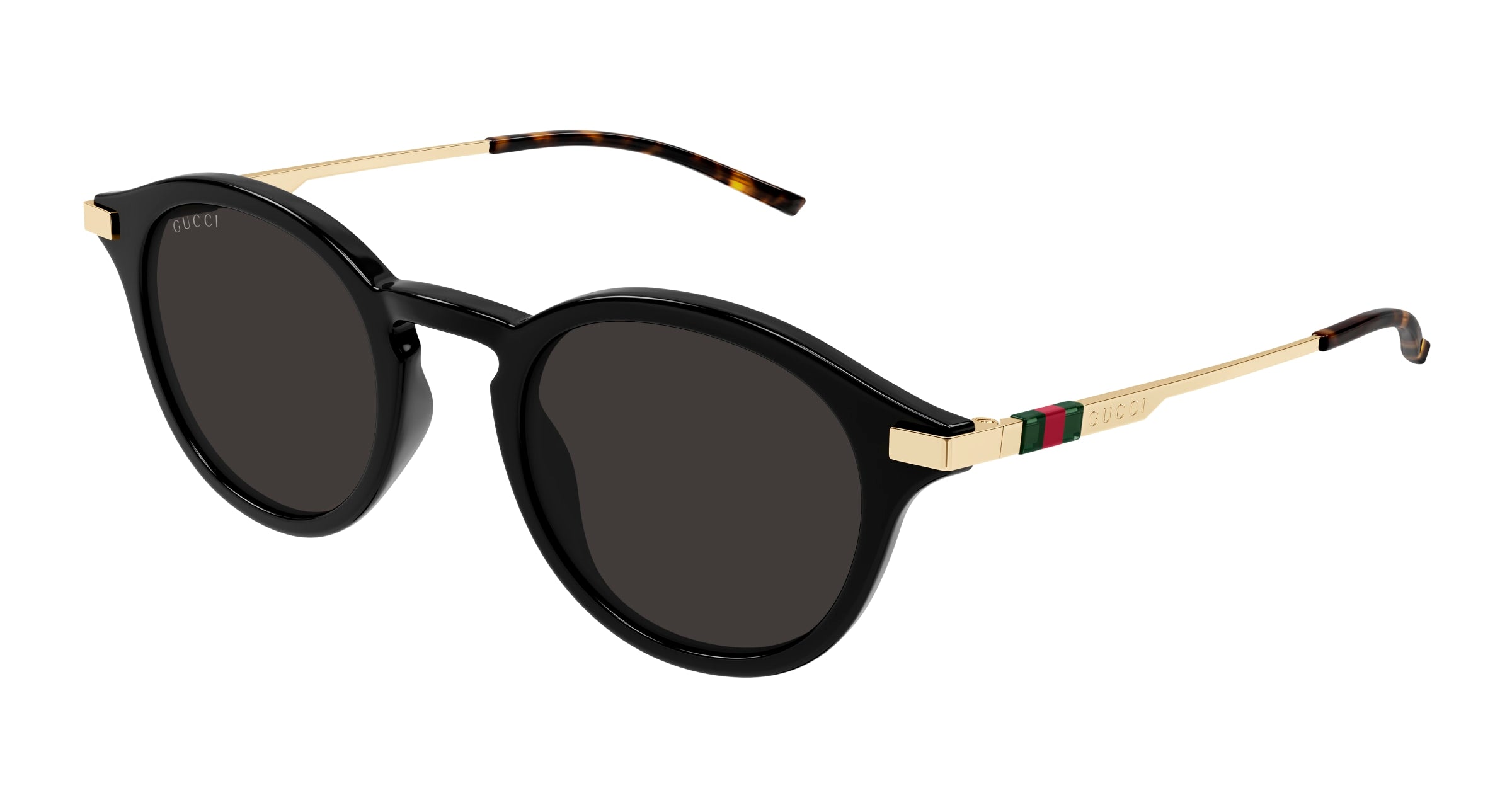 Gucci Uomo Gucci GG1890S 001 Occhiali da sole Acetato Nero Grigio Rotonda Gucci Uomo Gucci GG1890S 001 Occhiali da sole Acetato Nero Grigio Rotonda