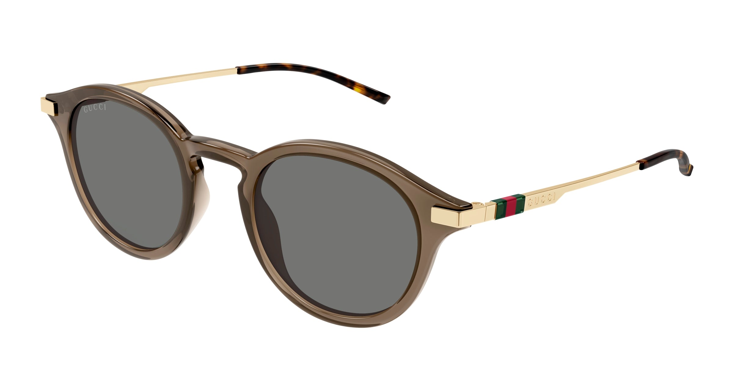 Gucci Uomo Gucci GG1890SA 004 Occhiali da sole Acetato Marrone Grigio Rotonda Gucci Uomo Gucci GG1890SA 004 Occhiali da sole Acetato Marrone Grigio Rotonda