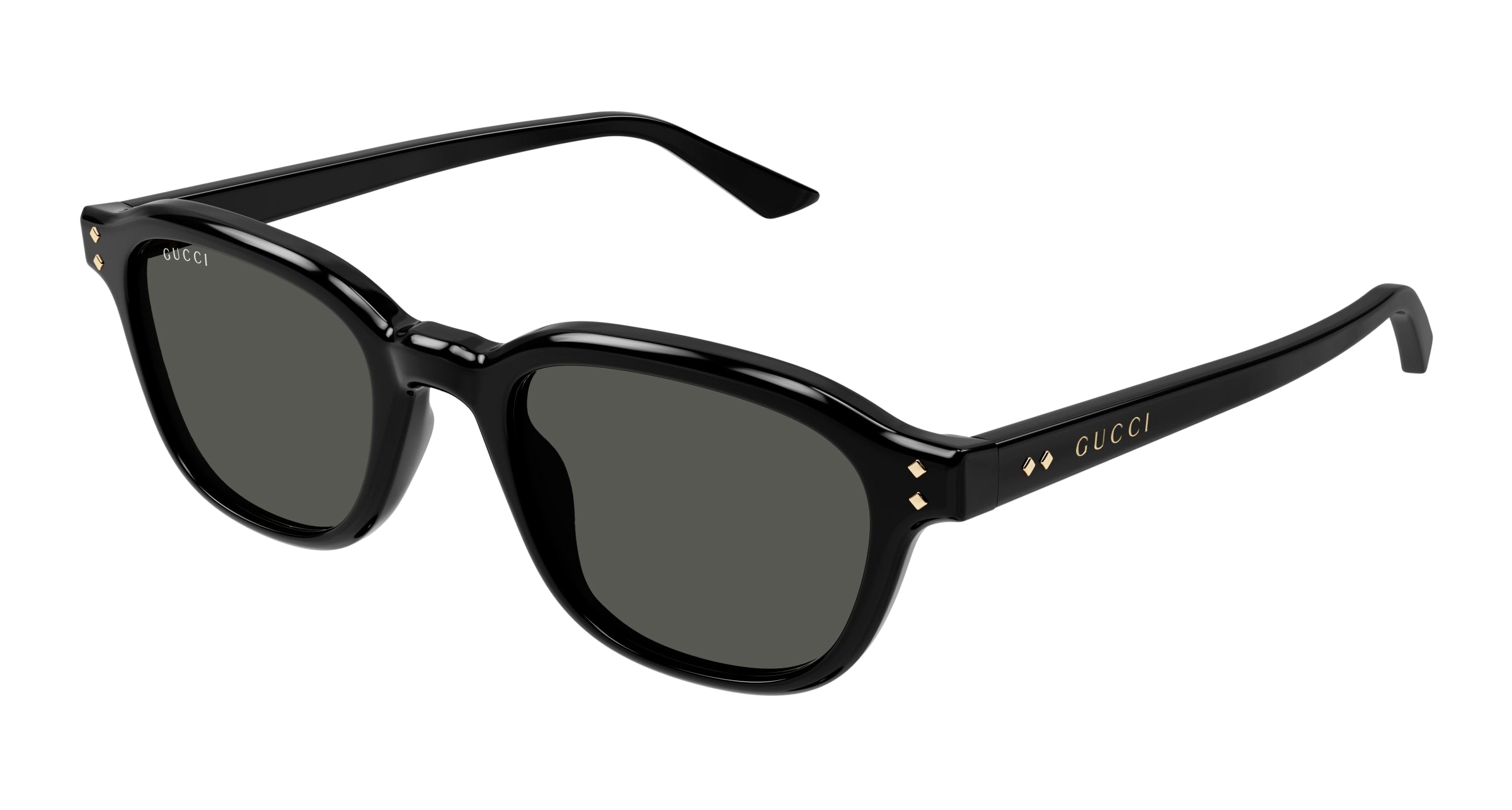 Gucci Uomo Gucci GG1892S 001 Occhiali da sole Acetato Nero Grigio Rotonda