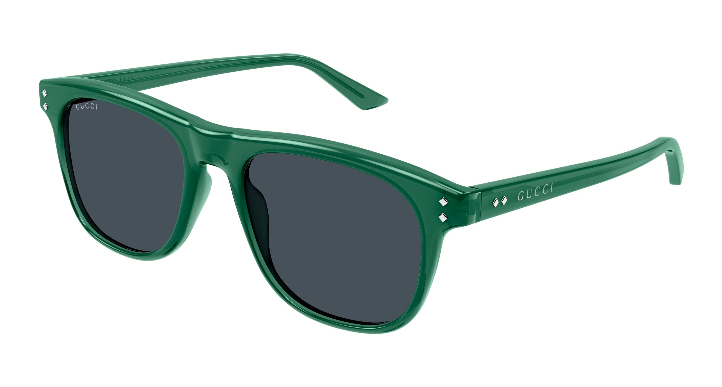 Gucci Uomo Gucci GG1893S 005 Occhiali da sole Acetato Verde Blu Squadrata