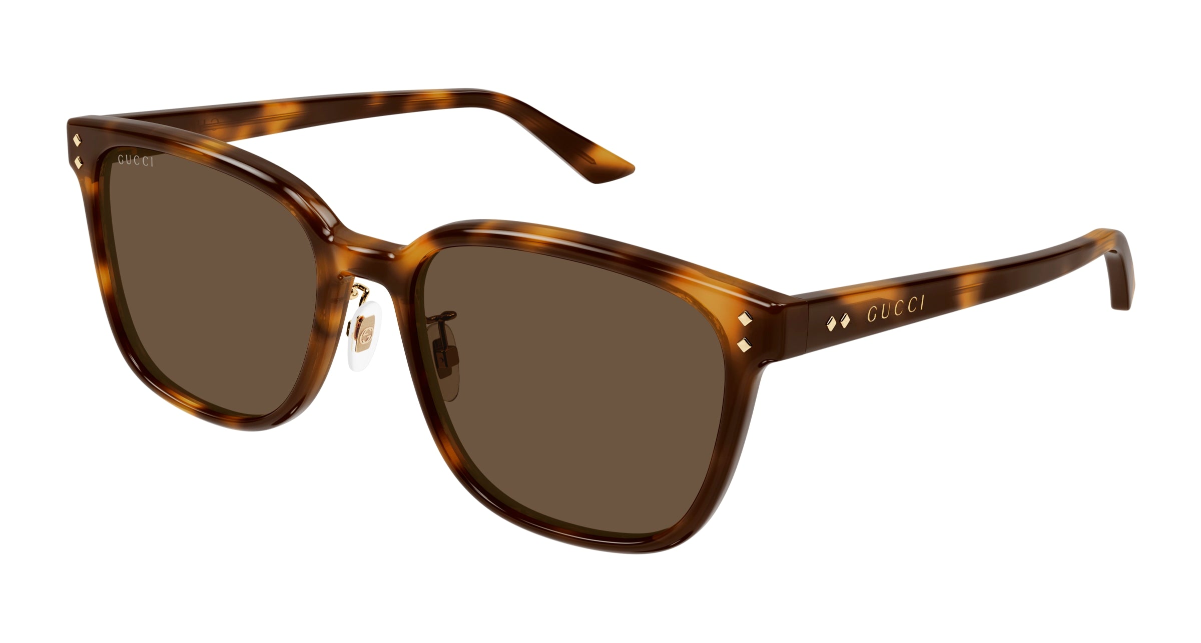 Gucci Uomo Gucci GG1896SK 002 Occhiali da sole Acetato Havana Marrone Squadrata Gucci Uomo Gucci GG1896SK 002 Occhiali da sole Acetato Havana Marrone Squadrata