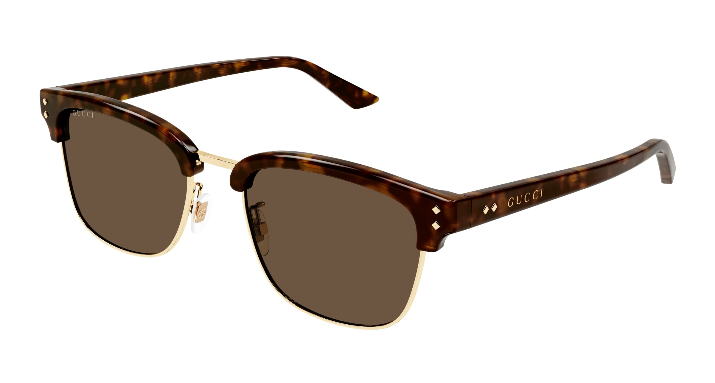 Gucci Uomo Gucci GG1897SK 002 Occhiali da sole Acetato Havana Marrone Squadrata
