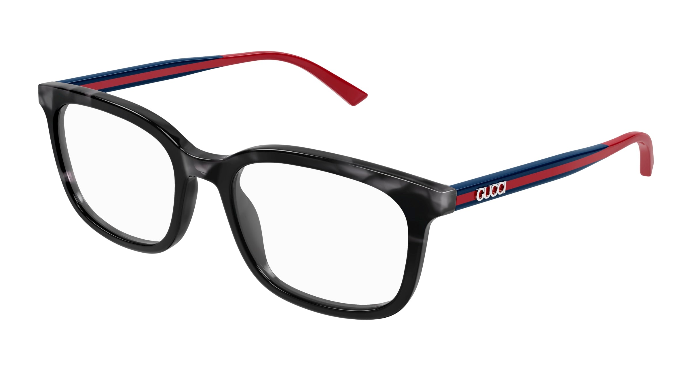Gucci Uomo Gucci GG1928O 004 Montature da vista Acetato Havana Trasparente Squadrata