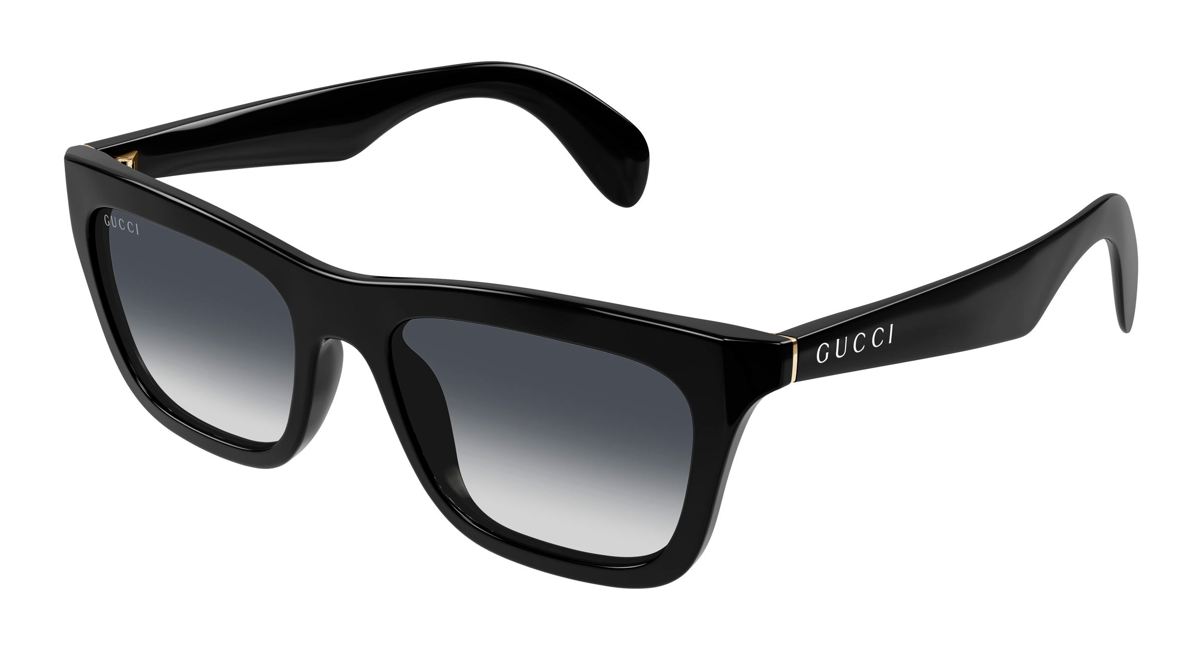 Gucci Uomo Gucci GG1933S 001 Occhiali da sole Iniettato Nero Fumo Squadrata