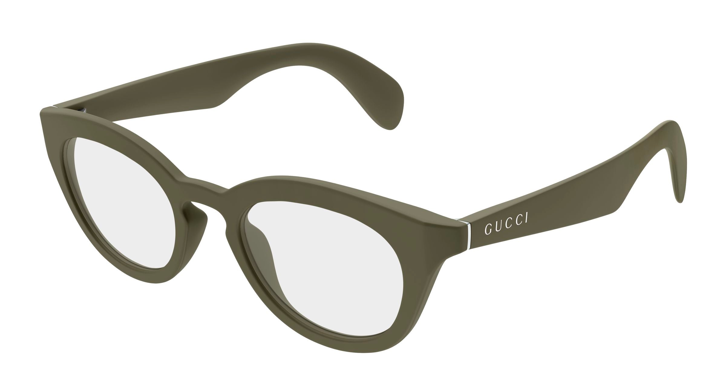 Gucci Uomo Gucci GG1934O 004 Montature da vista Iniettato Verde Trasparente Squadrata