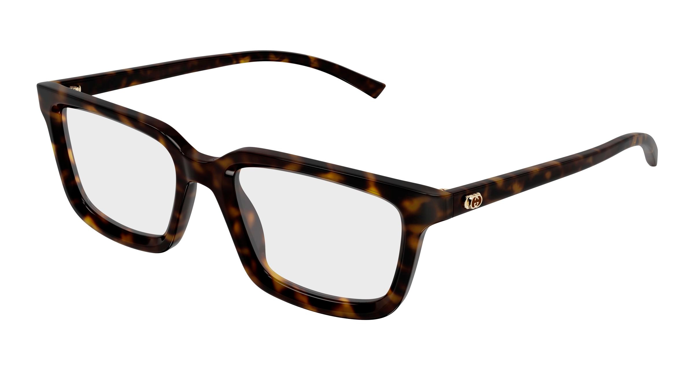 Gucci Uomo Gucci GG1947O 002 Montature da vista Acetato Havana Trasparente Squadrata Gucci Uomo Gucci GG1947O 002 Montature da vista Acetato Havana Trasparente Squadrata
