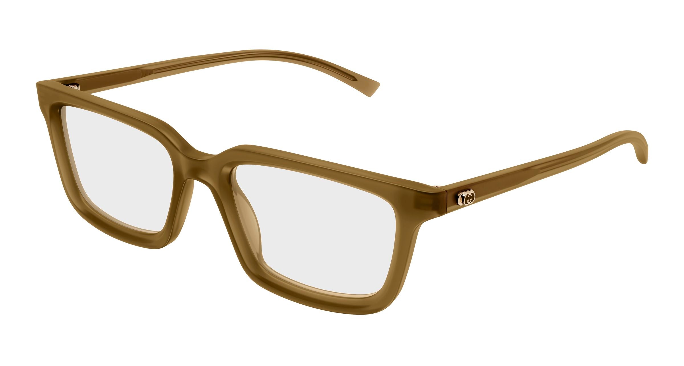 Gucci Uomo Gucci GG1947O 003 Montature da vista Acetato Marrone Trasparente Squadrata Gucci Uomo Gucci GG1947O 003 Montature da vista Acetato Marrone Trasparente Squadrata