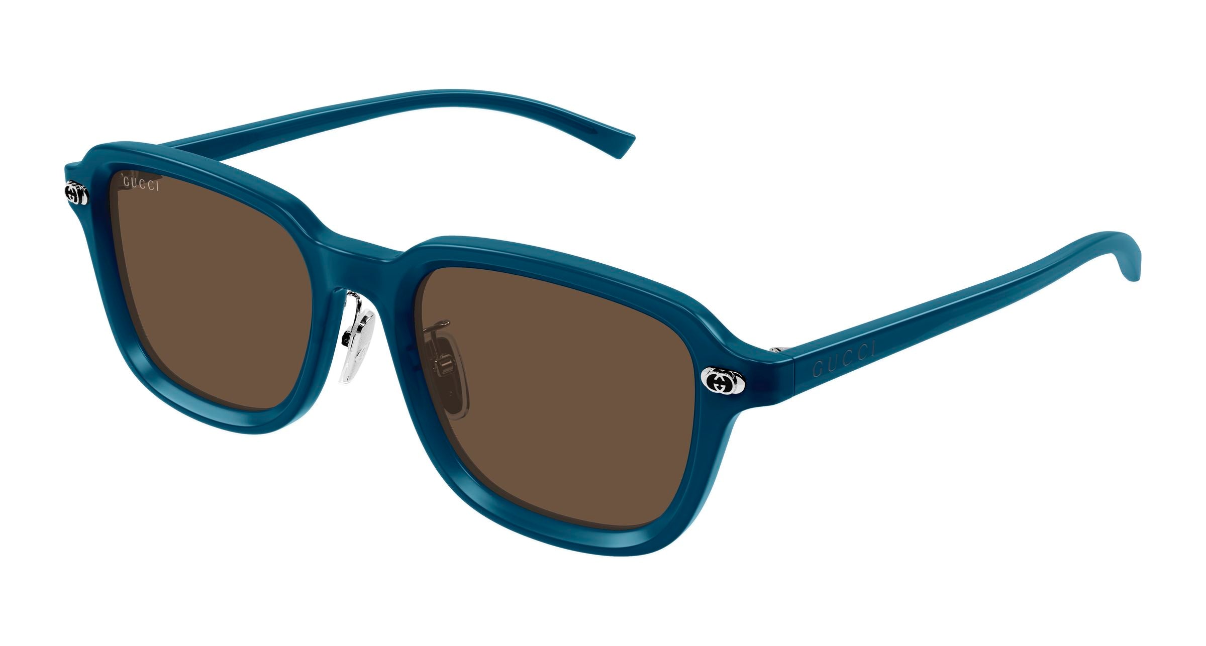 Gucci Uomo Gucci GG1948SK 003 Occhiali da sole Acetato Blu Marrone Squadrata Gucci Uomo Gucci GG1948SK 003 Occhiali da sole Acetato Blu Marrone Squadrata