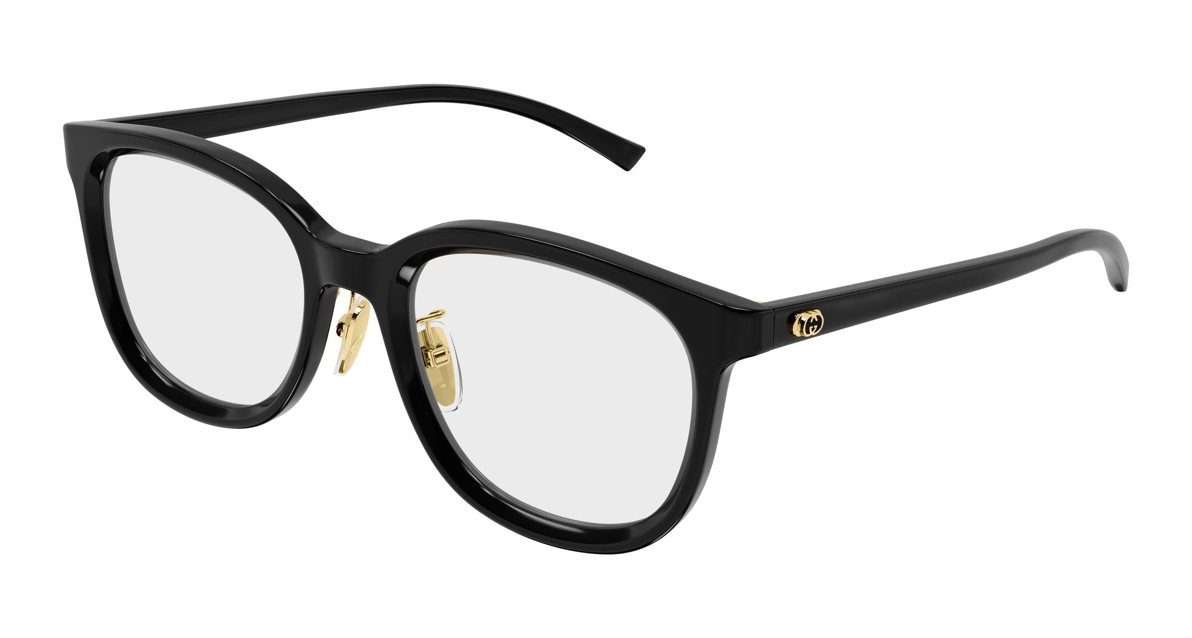 Gucci Uomo Gucci GG1949OK 001 Montature da vista Acetato Nero Trasparente Rotonda