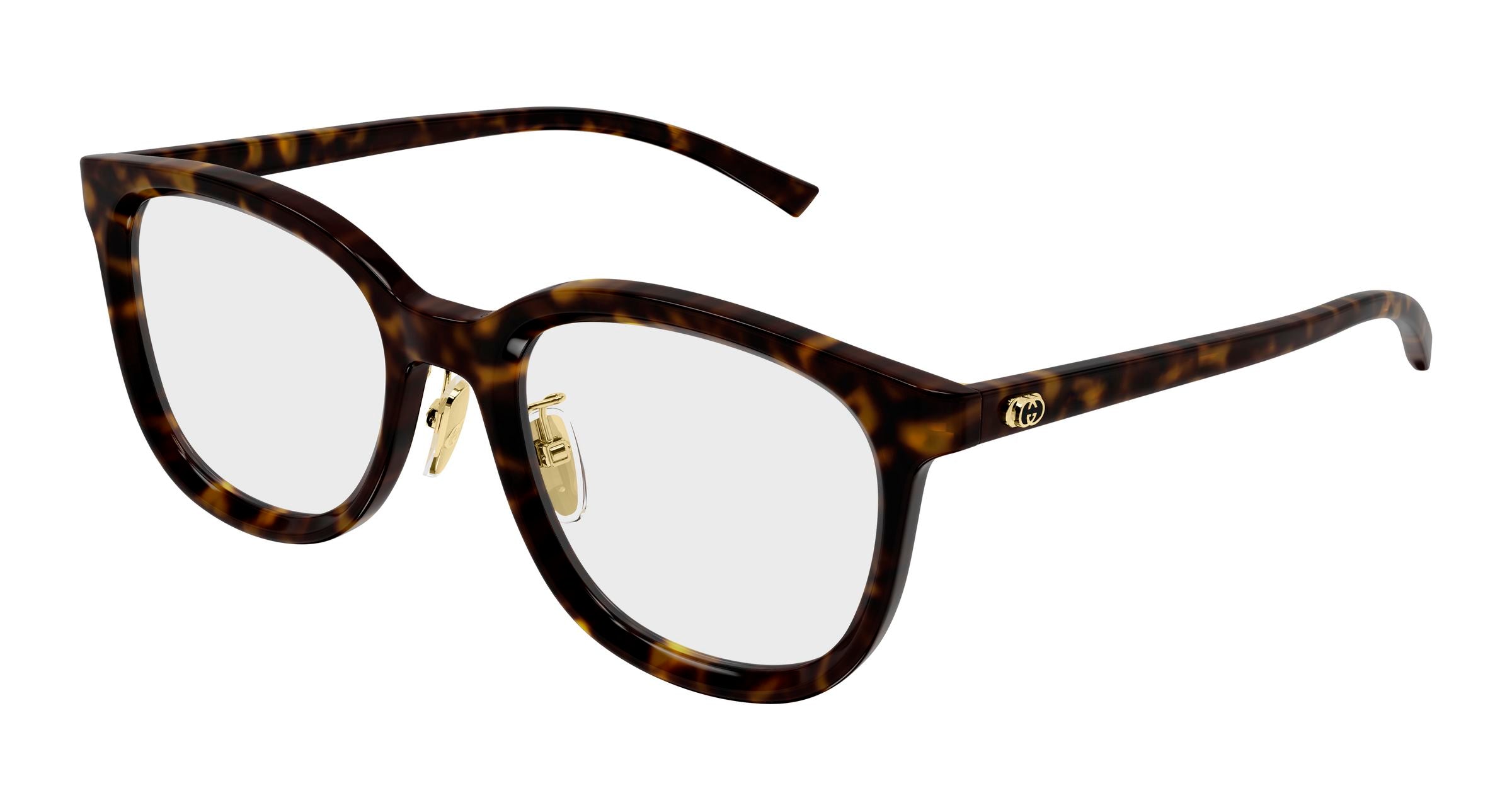 Gucci Uomo Gucci GG1949OK 002 Montature da vista Acetato Havana Trasparente Rotonda