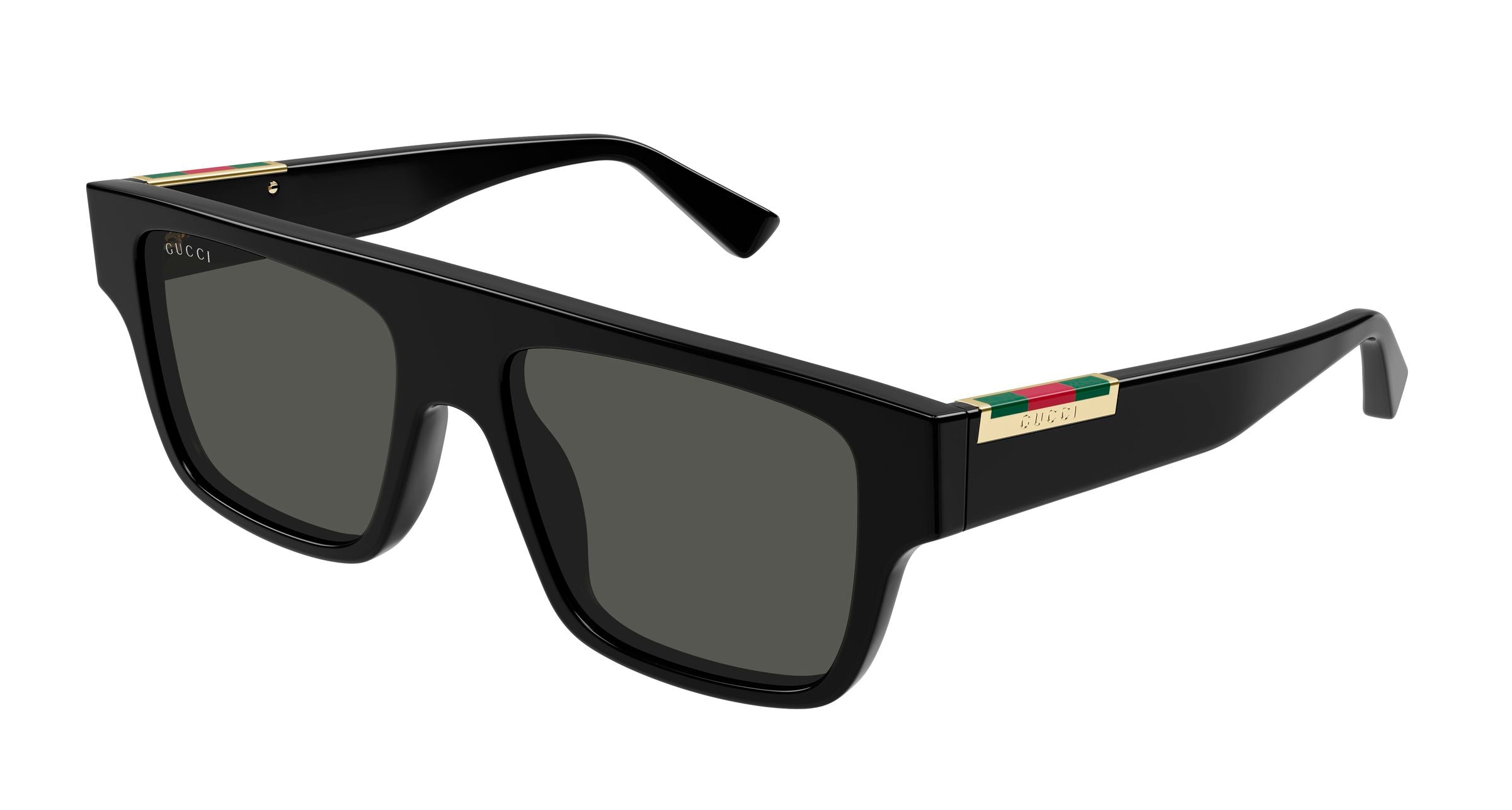 Gucci Uomo Gucci GG1960S 002 Occhiali da sole Acetato Nero Grigio Squadrata Gucci Uomo Gucci GG1960S 002 Occhiali da sole Acetato Nero Grigio Squadrata