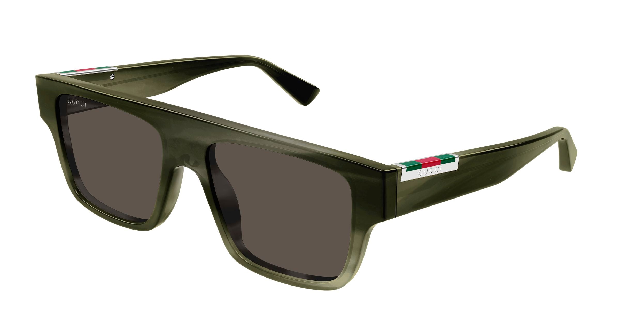 Gucci Uomo Gucci GG1960S 005 Occhiali da sole Acetato Verde Marrone Squadrata Gucci Uomo Gucci GG1960S 005 Occhiali da sole Acetato Verde Marrone Squadrata