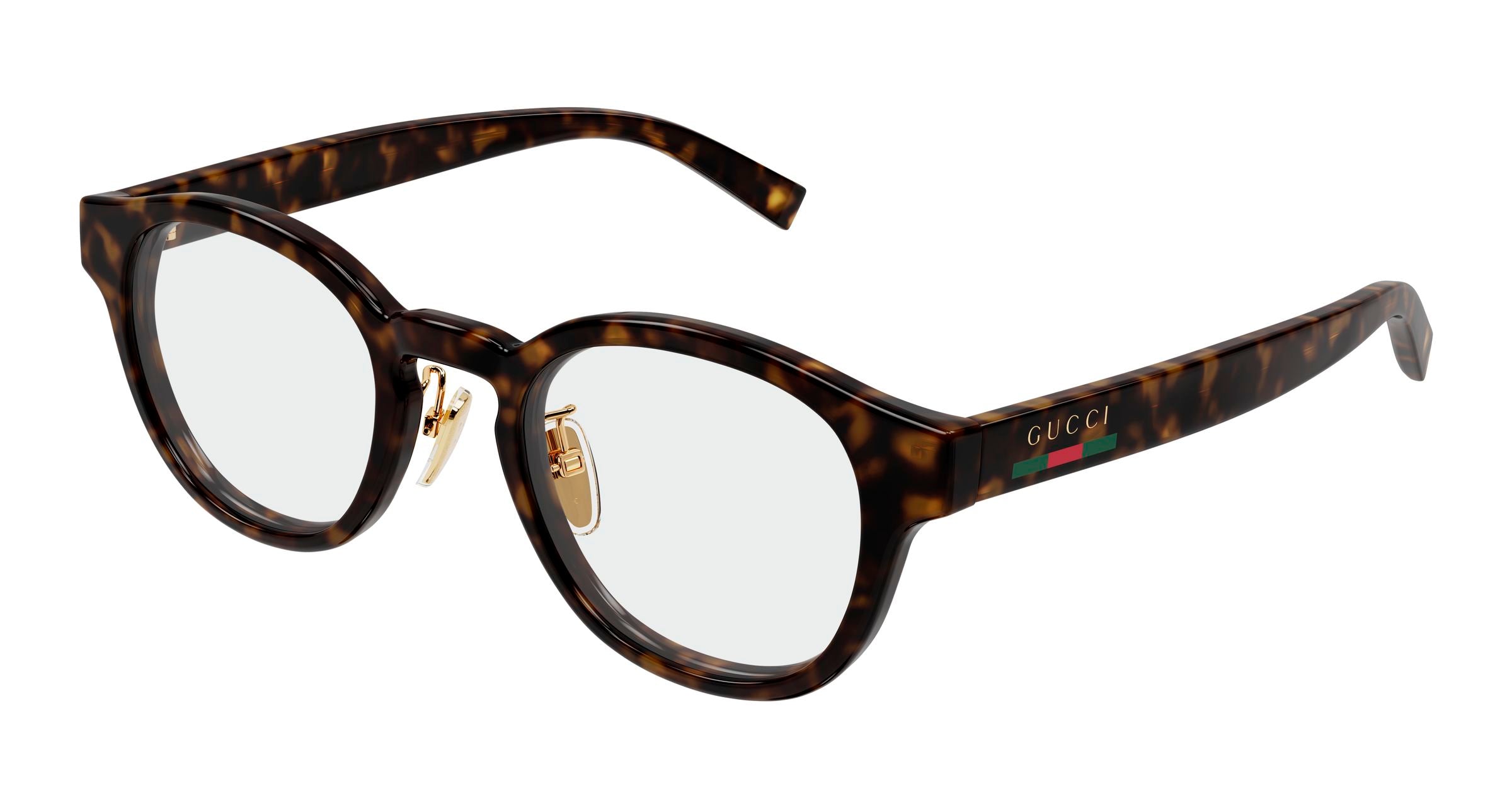 Gucci Uomo Gucci GG1988OK 002 Montature da vista Iniettato Havana Trasparente Rotonda Gucci Uomo Gucci GG1988OK 002 Montature da vista Iniettato Havana Trasparente Rotonda