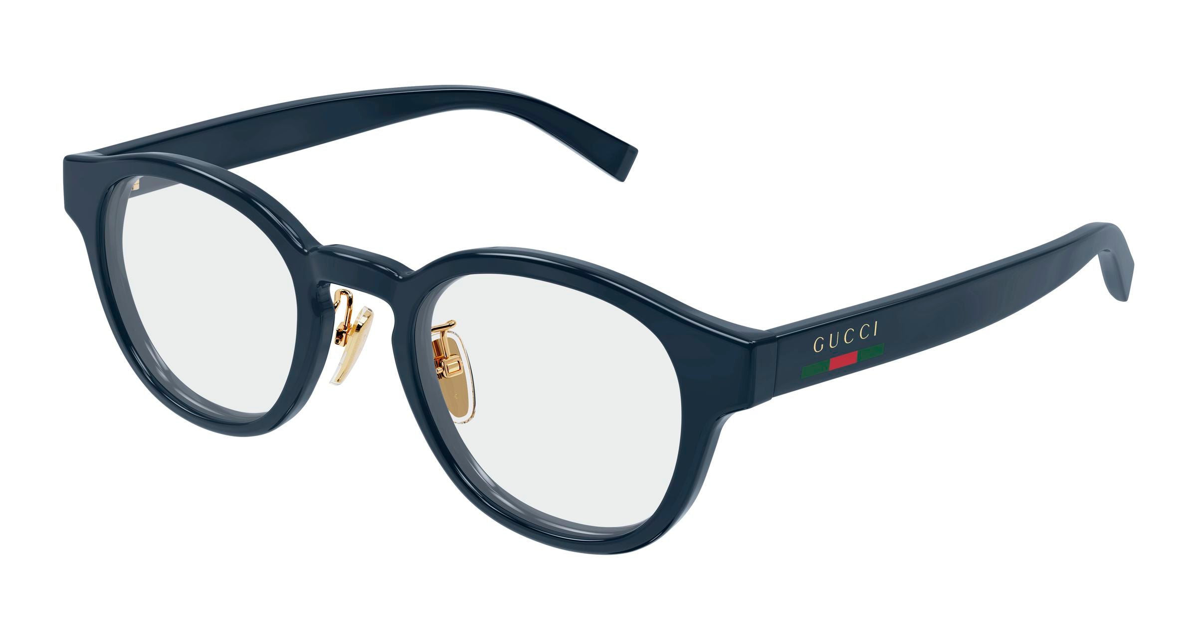 Gucci Uomo Gucci GG1988OK 004 Montature da vista Iniettato Blu Trasparente Rotonda