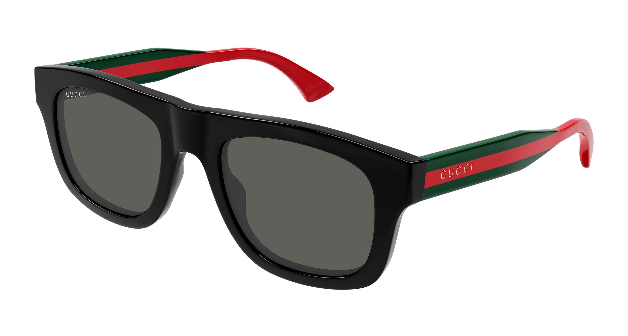 Gucci Uomo Gucci GG1991S 001 Occhiali da sole Acetato Nero Grigio Squadrata Gucci Uomo Gucci GG1991S 001 Occhiali da sole Acetato Nero Grigio Squadrata
