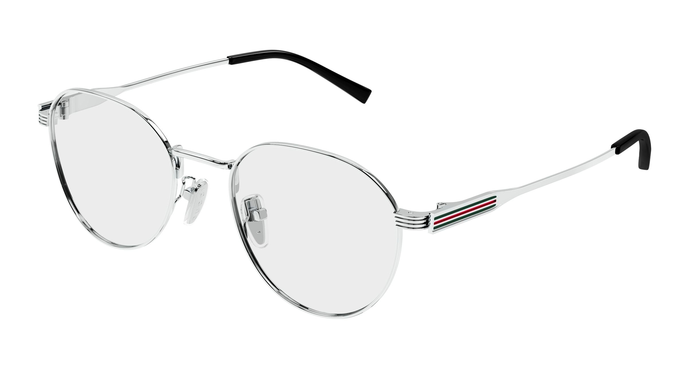 Gucci Uomo Gucci GG1993OK 001 Montature da vista Metallo Argento Trasparente Rotonda