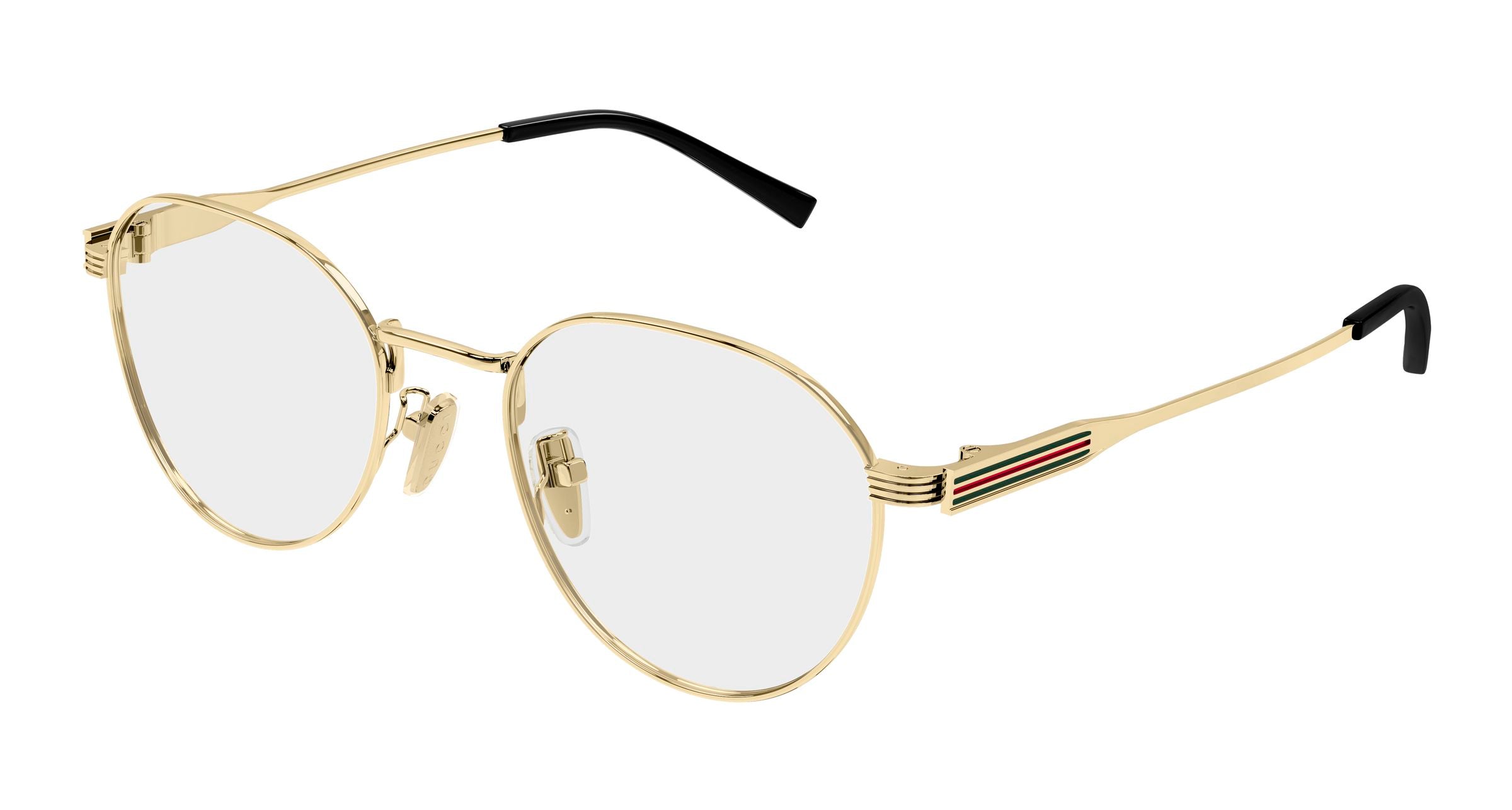 Gucci Uomo Gucci GG1993OK 002 Montature da vista Metallo Oro Trasparente Rotonda