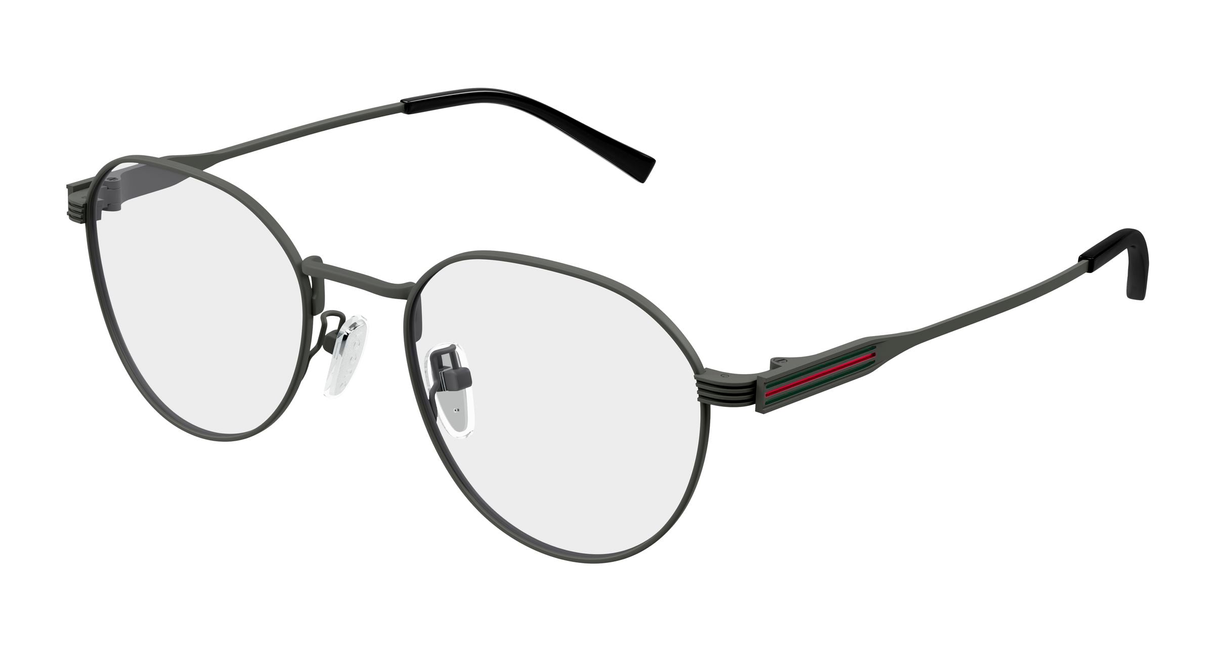 Gucci Uomo Gucci GG1993OK 004 Montature da vista Metallo Rutenio Trasparente Rotonda Gucci Uomo Gucci GG1993OK 004 Montature da vista Metallo Rutenio Trasparente Rotonda
