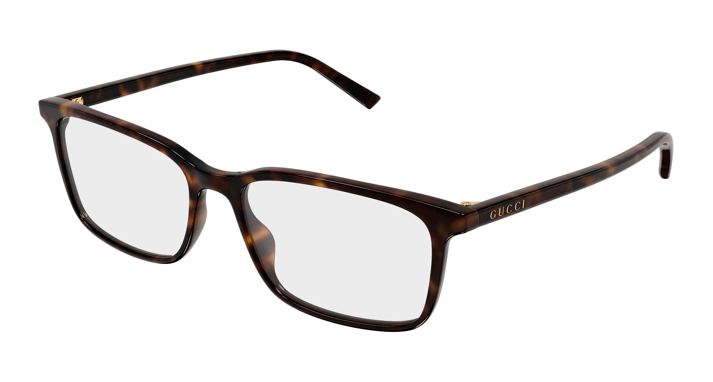 Gucci Uomo Gucci GG1997O 002 Montature da vista Acetato Havana Trasparente Squadrata Gucci Uomo Gucci GG1997O 002 Montature da vista Acetato Havana Trasparente Squadrata