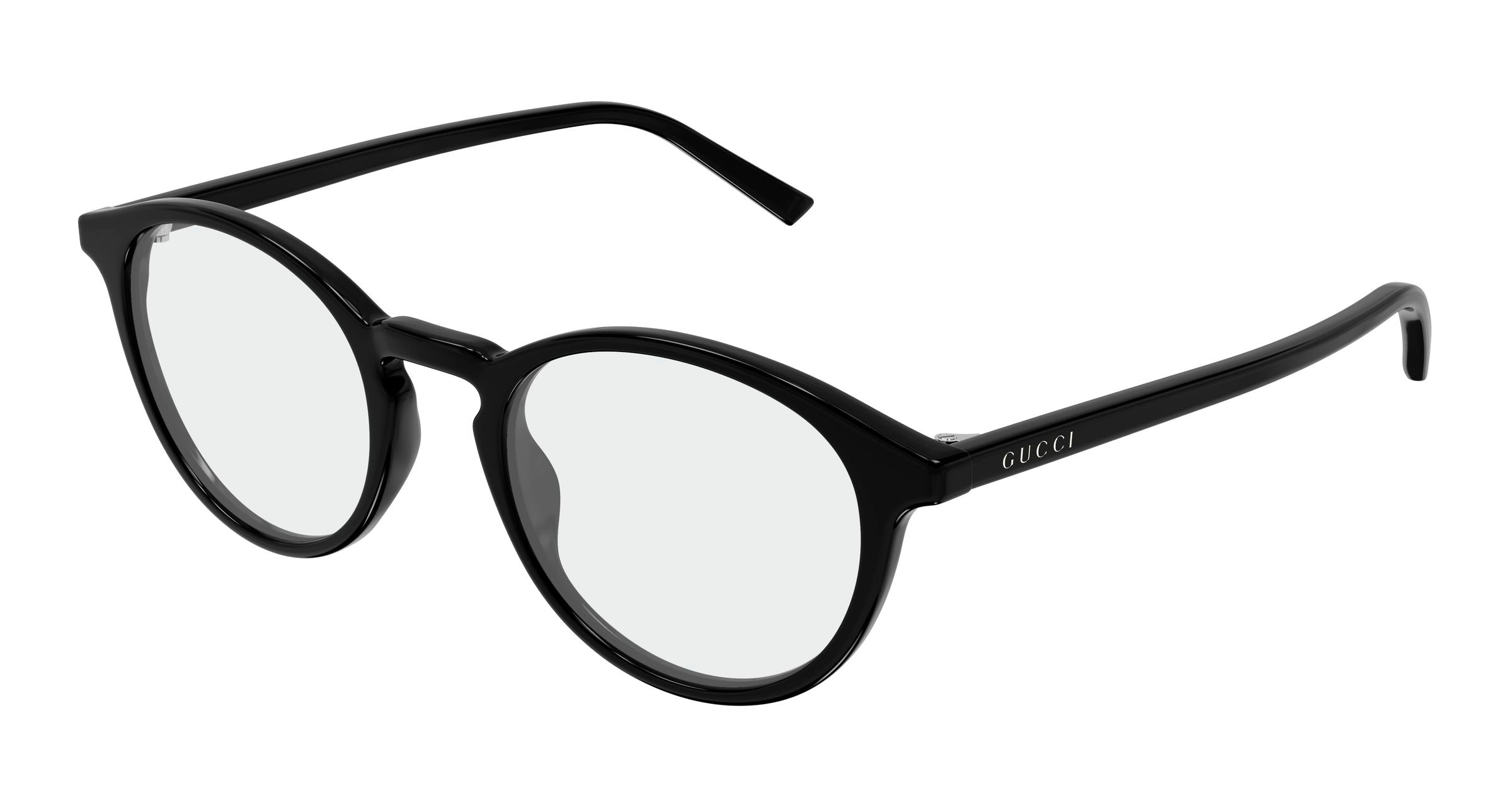 Gucci Uomo Gucci GG1998O 001 Montature da vista Acetato Nero Trasparente Rotonda Gucci Uomo Gucci GG1998O 001 Montature da vista Acetato Nero Trasparente Rotonda