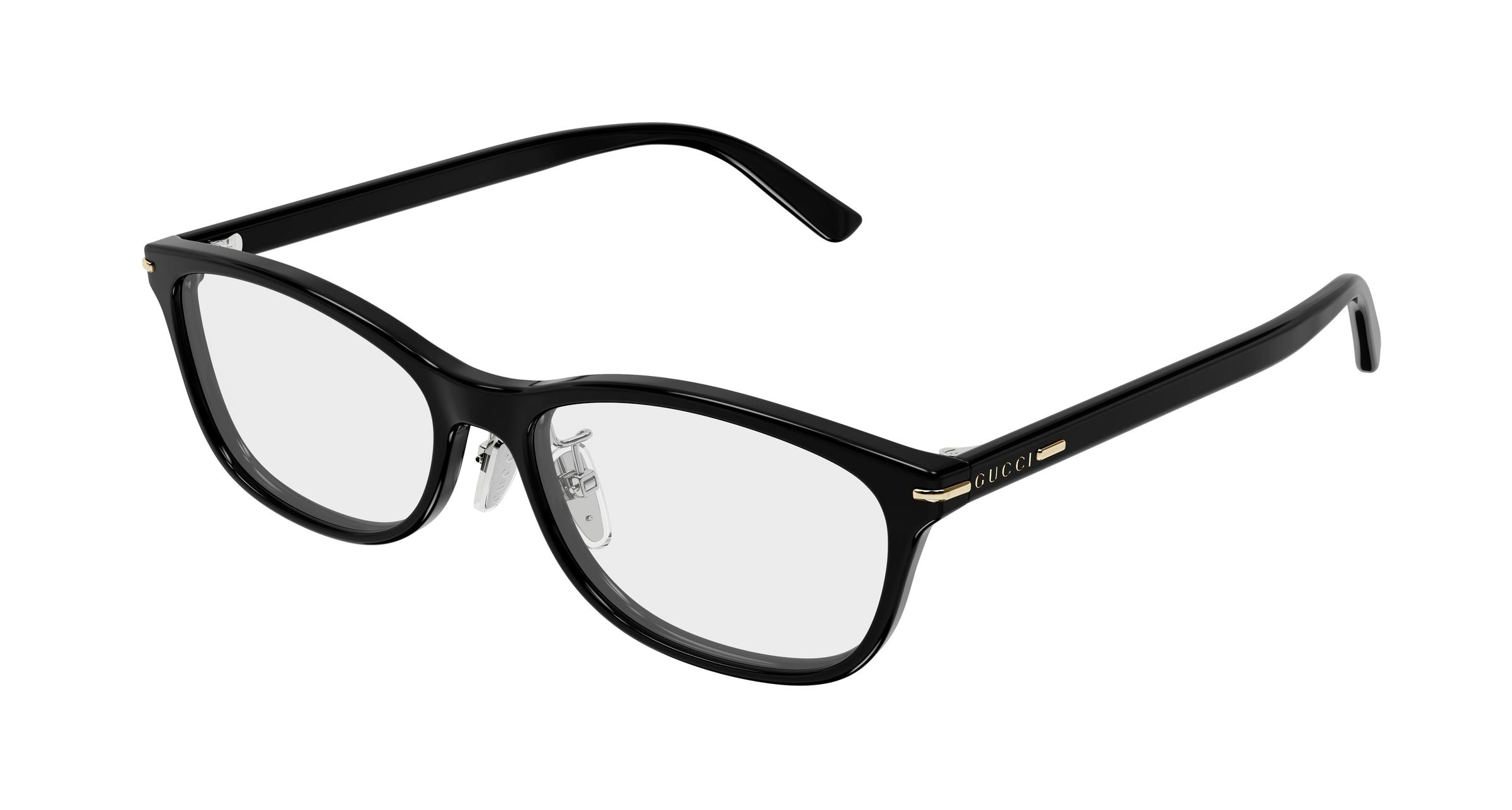 Gucci Uomo Gucci GG2003OJ 001 Montature da vista Acetato Nero Trasparente Squadrata Gucci Uomo Gucci GG2003OJ 001 Montature da vista Acetato Nero Trasparente Squadrata