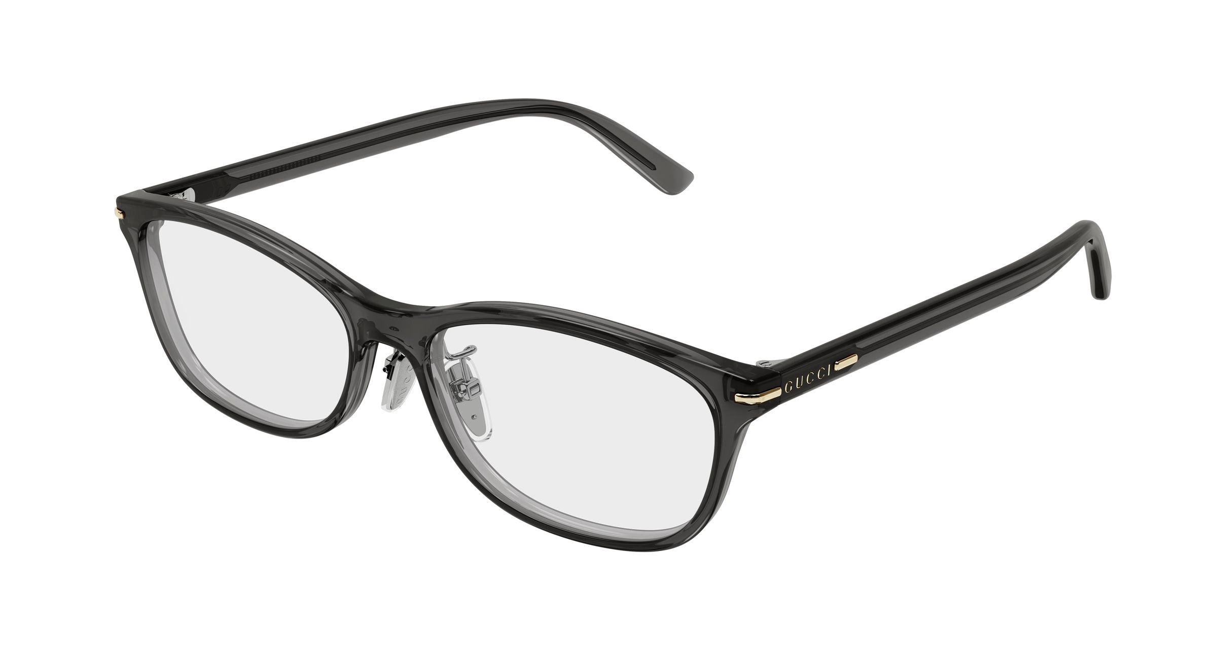 Gucci Uomo Gucci GG2003OJ 003 Montature da vista Acetato Grigio Trasparente Squadrata