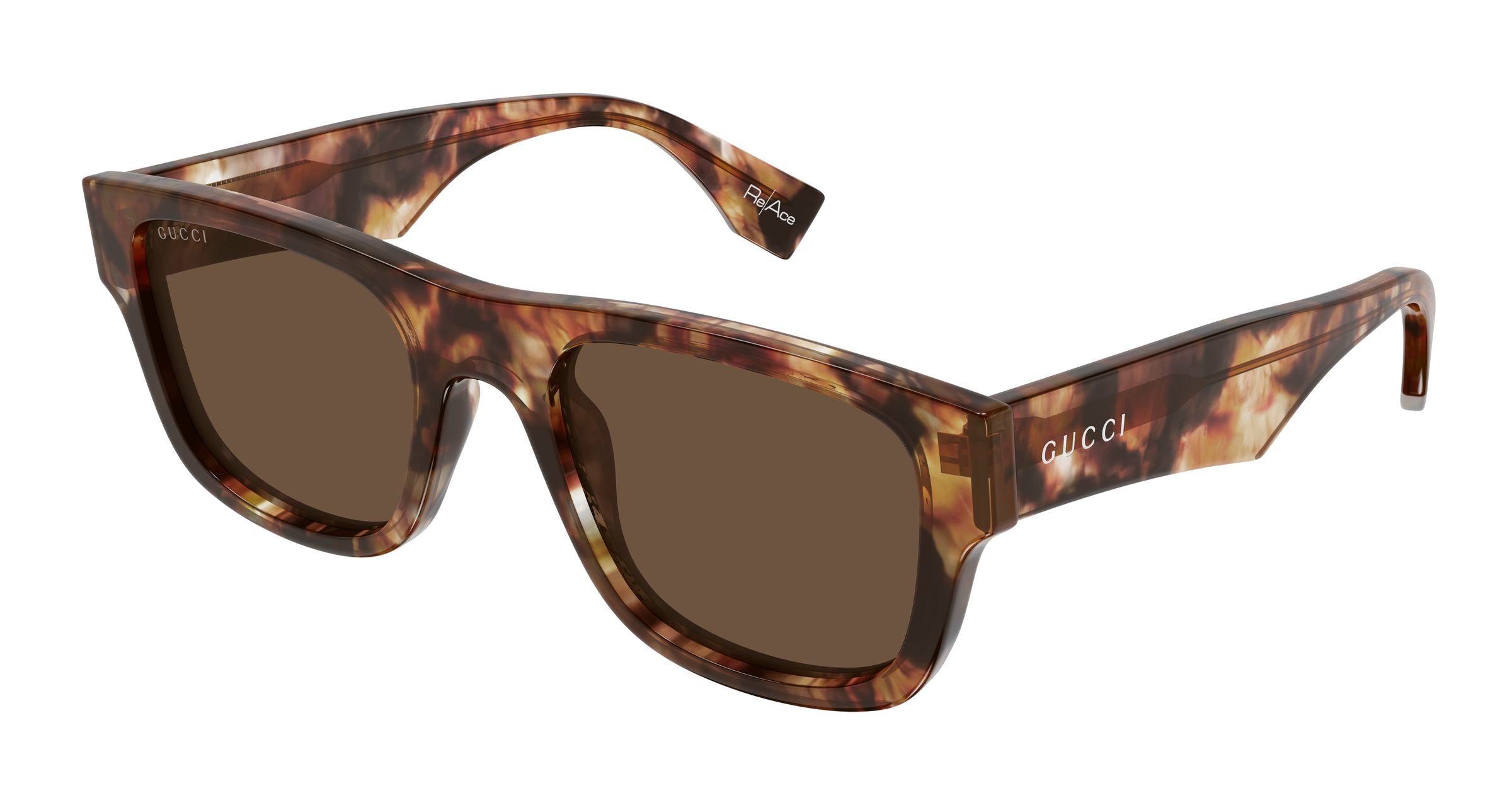 Gucci Uomo Gucci GG2009S 001 Occhiali da sole Acetato Havana Marrone Squadrata Gucci Uomo Gucci GG2009S 001 Occhiali da sole Acetato Havana Marrone Squadrata