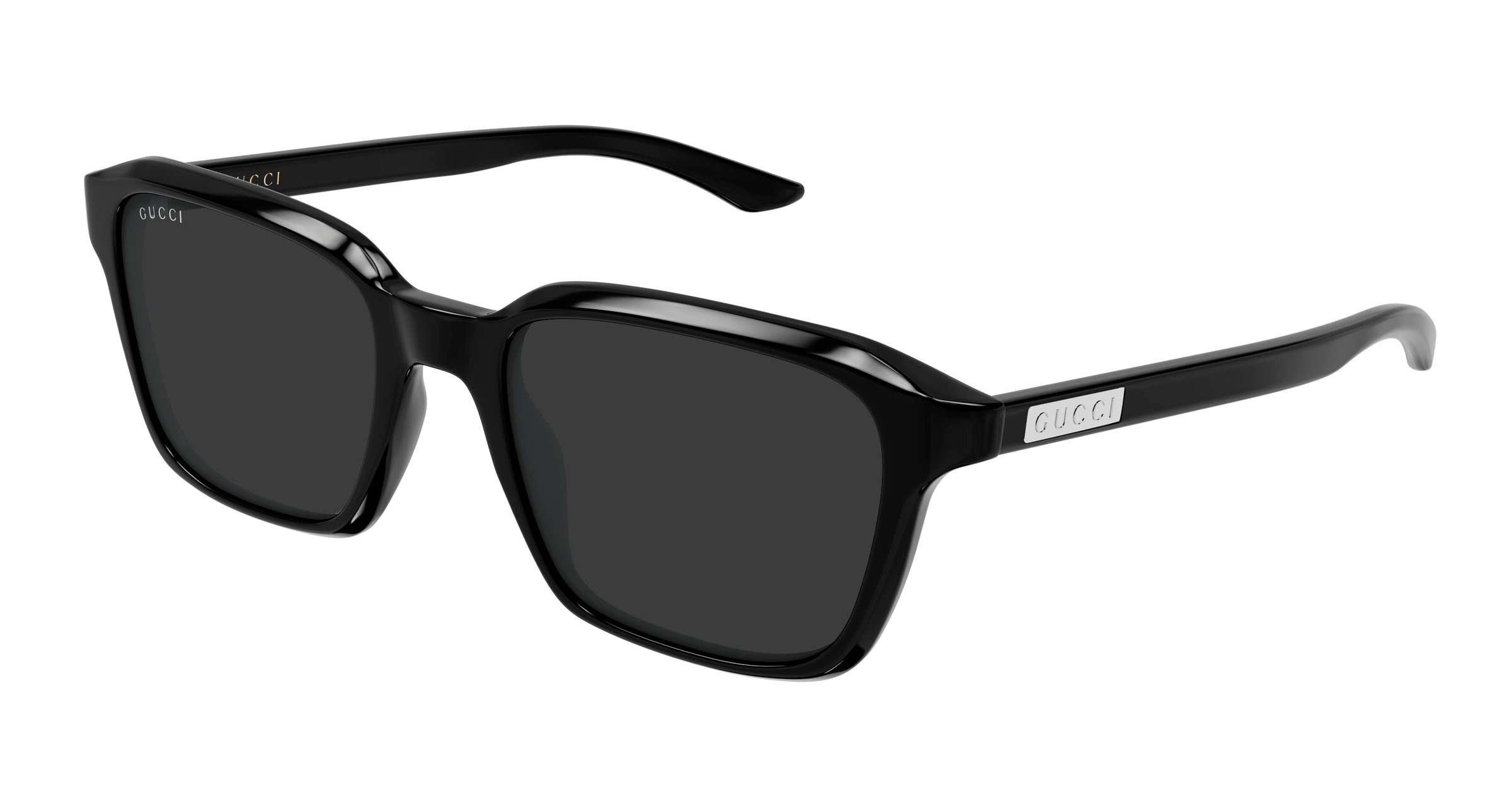 Gucci Uomo Gucci GG2078S 001 Occhiali da sole Acetato Nero Grigio Squadrata Gucci Uomo Gucci GG2078S 001 Occhiali da sole Acetato Nero Grigio Squadrata