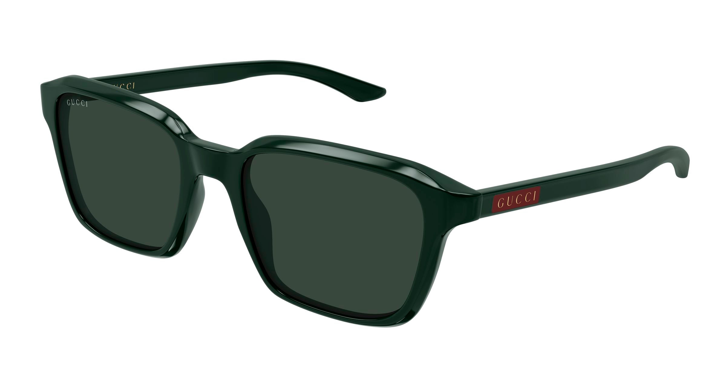 Gucci Uomo Gucci GG2078S 004 Occhiali da sole Acetato Verde Verde Squadrata Gucci Uomo Gucci GG2078S 004 Occhiali da sole Acetato Verde Verde Squadrata