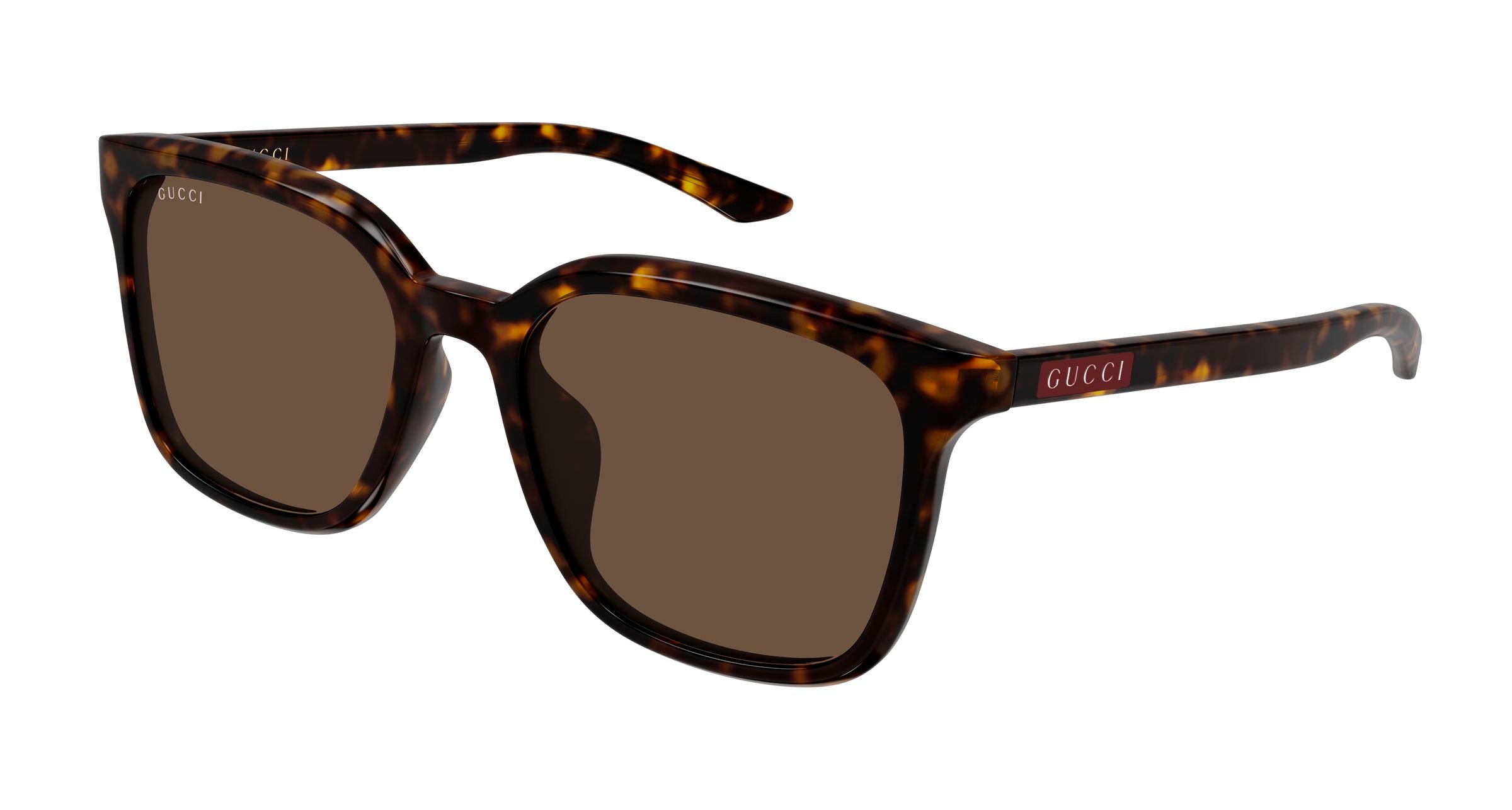 Gucci Uomo Gucci GG2080SK 002 Occhiali da sole Acetato Havana Marrone Squadrata Gucci Uomo Gucci GG2080SK 002 Occhiali da sole Acetato Havana Marrone Squadrata