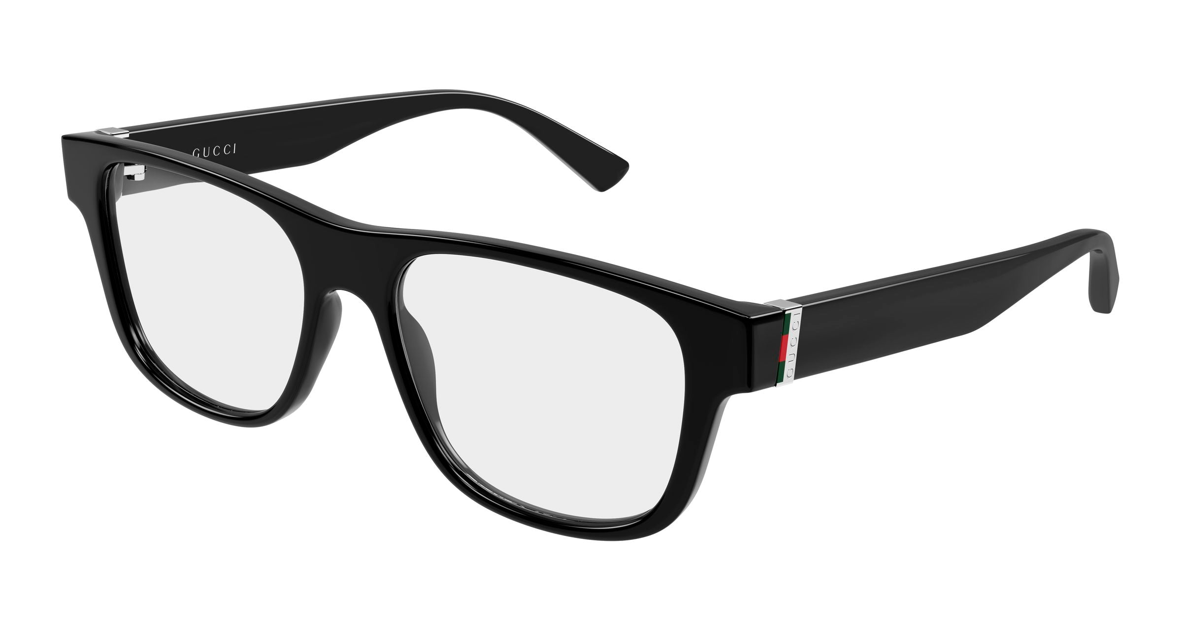 Gucci Uomo Gucci GG2086O 005 Montature da vista Iniettato Nero Trasparente Squadrata Gucci Uomo Gucci GG2086O 005 Montature da vista Iniettato Nero Trasparente Squadrata