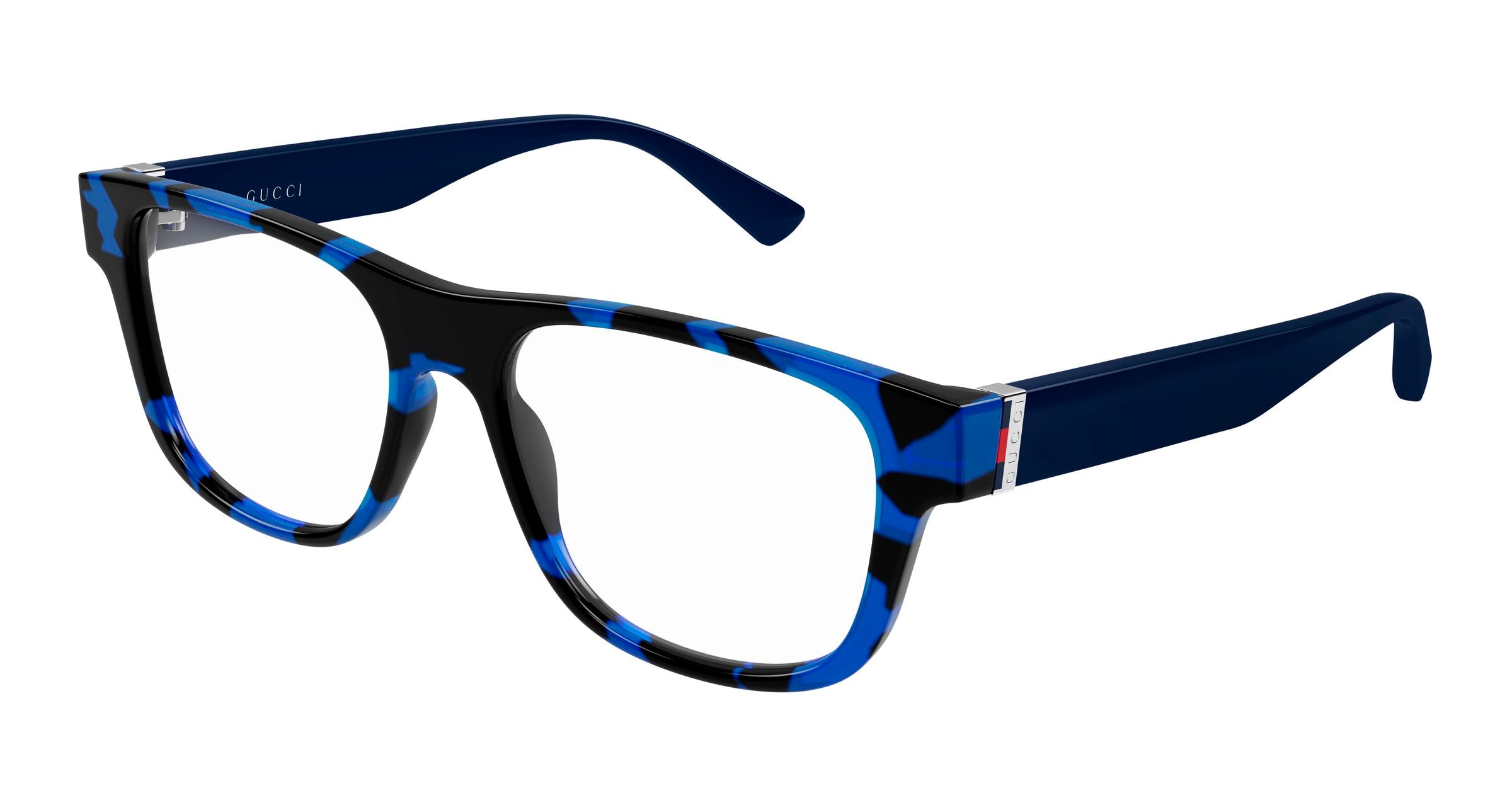 Gucci Uomo Gucci GG2086O 008 Montature da vista Iniettato Havana Trasparente Squadrata Gucci Uomo Gucci GG2086O 008 Montature da vista Iniettato Havana Trasparente Squadrata