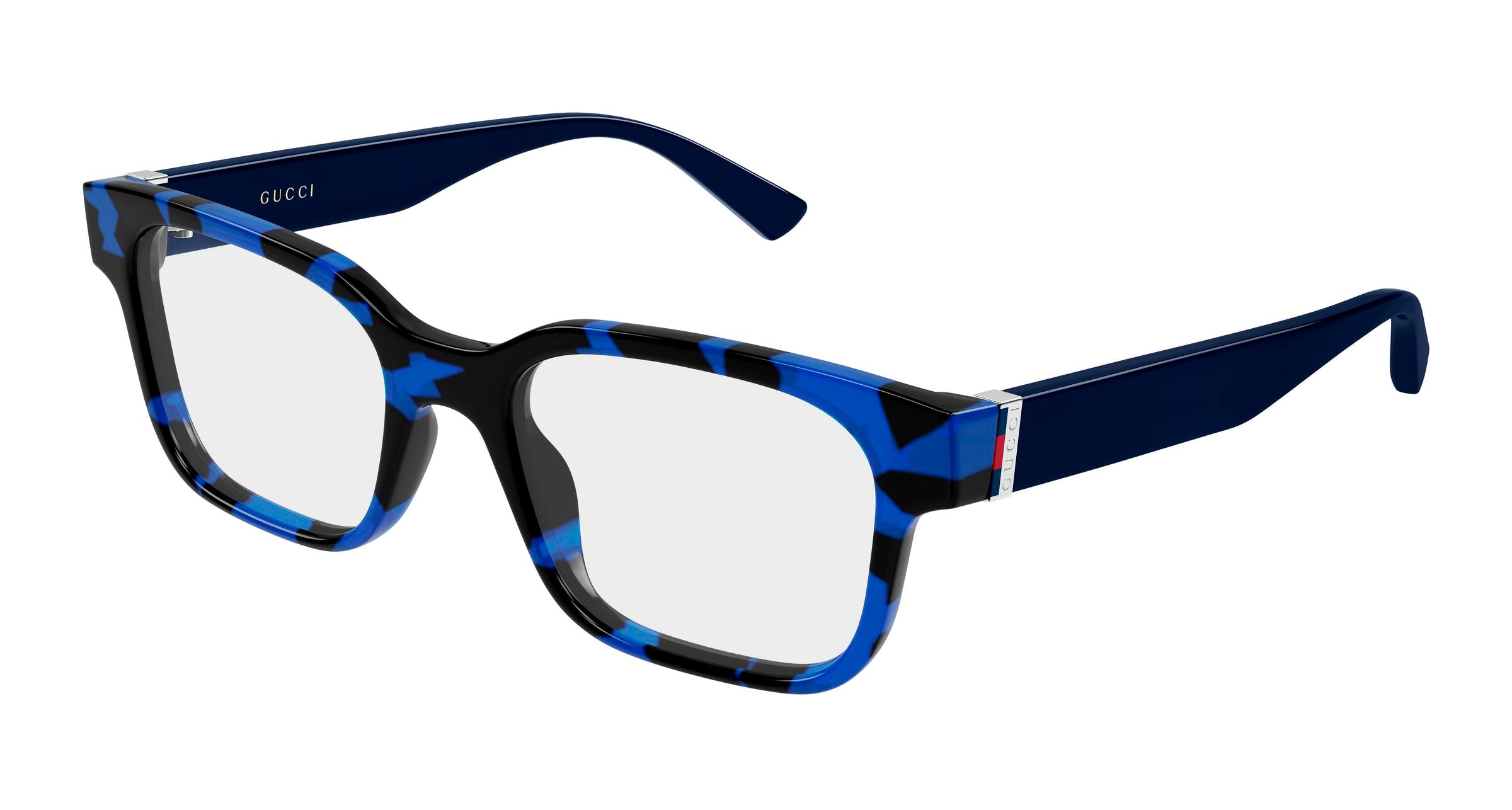 Gucci Uomo Gucci GG2087O 008 Montature da vista Iniettato Havana Trasparente Squadrata Gucci Uomo Gucci GG2087O 008 Montature da vista Iniettato Havana Trasparente Squadrata