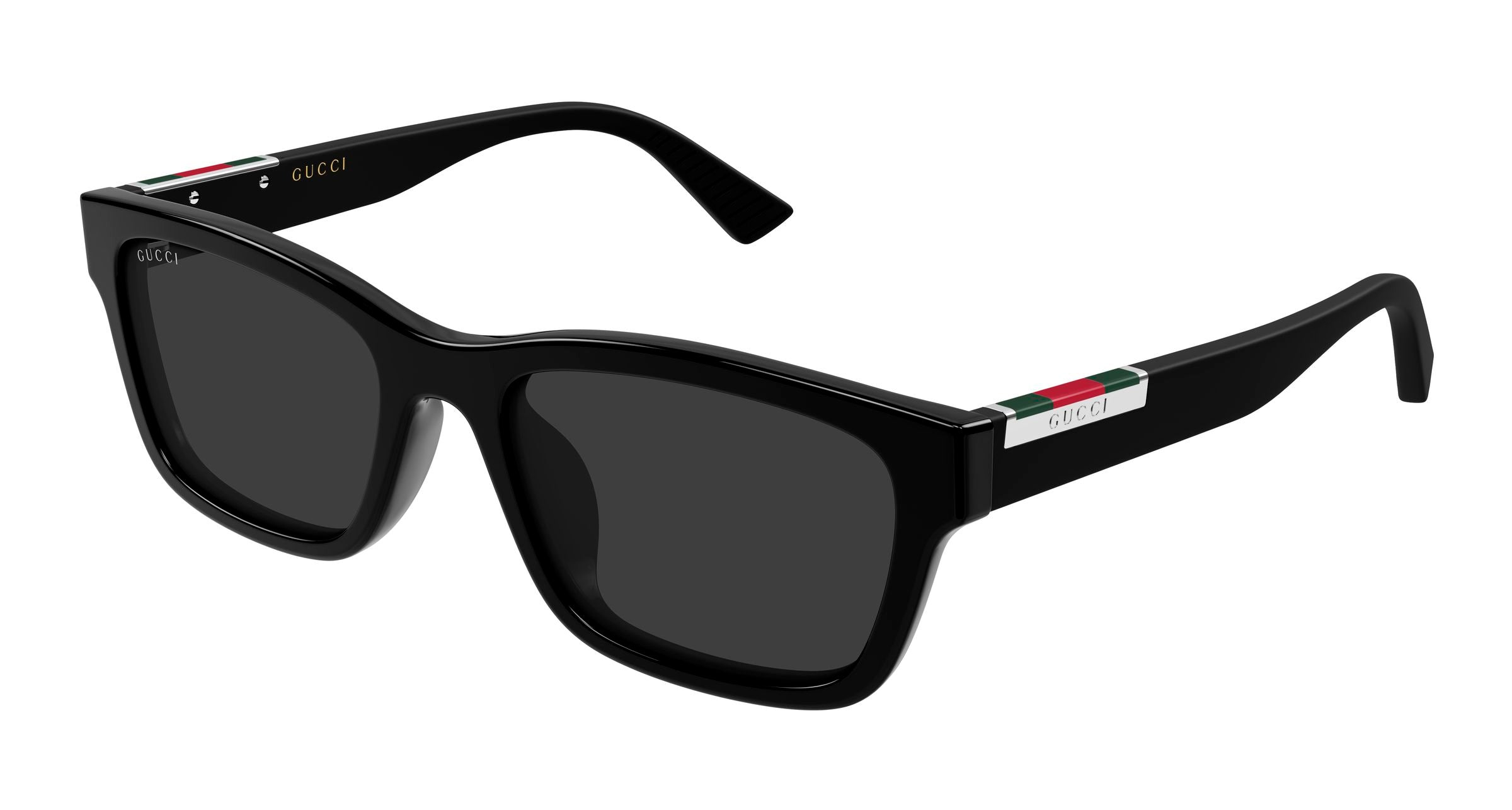 Gucci Uomo Gucci GG2092SA 001 Occhiali da sole Acetato Nero Grigio Squadrata Gucci Uomo Gucci GG2092SA 001 Occhiali da sole Acetato Nero Grigio Squadrata