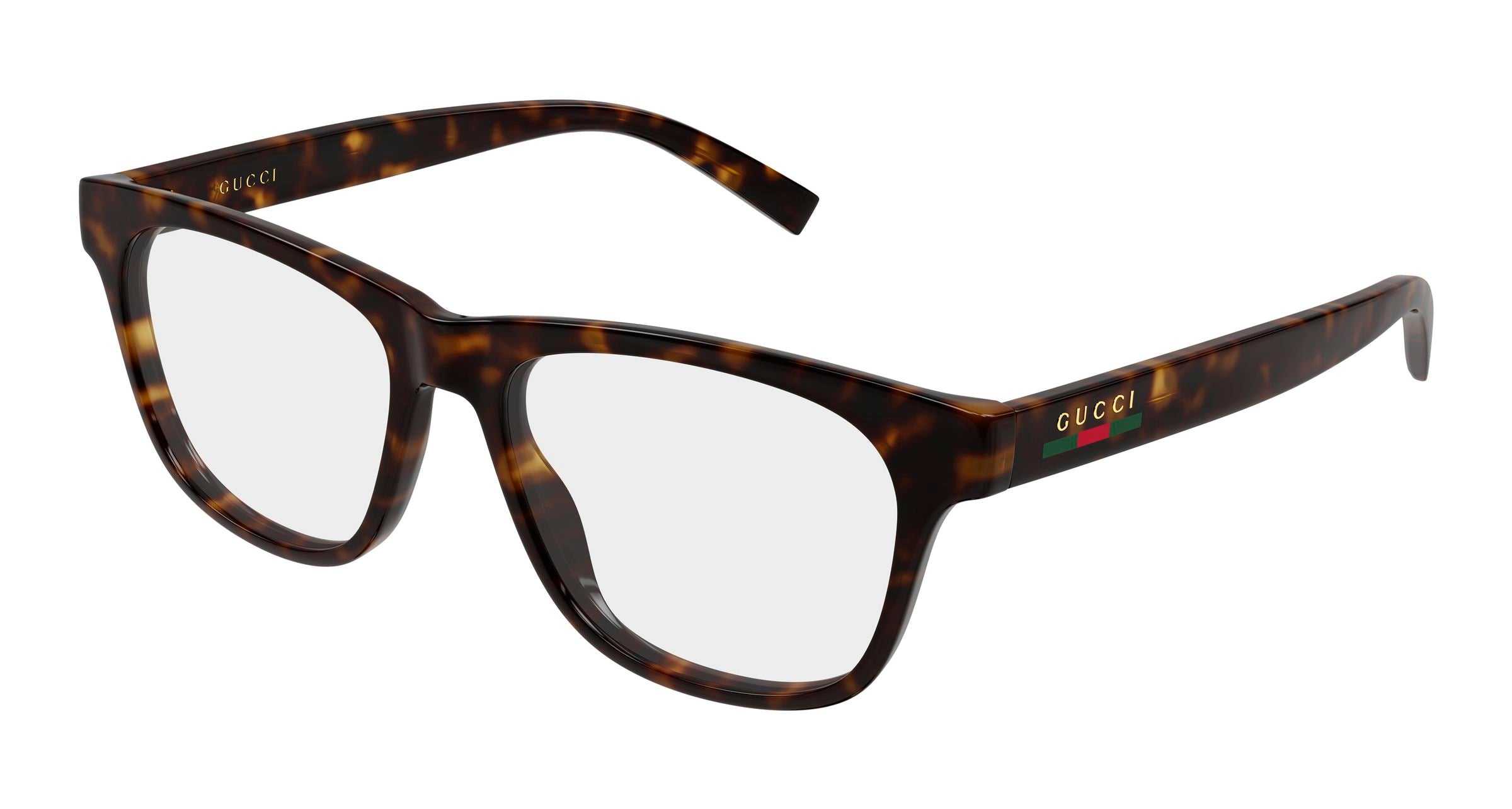 Gucci Uomo Gucci GG2108O 002 Montature da vista Iniettato Havana Trasparente Squadrata Gucci Uomo Gucci GG2108O 002 Montature da vista Iniettato Havana Trasparente Squadrata