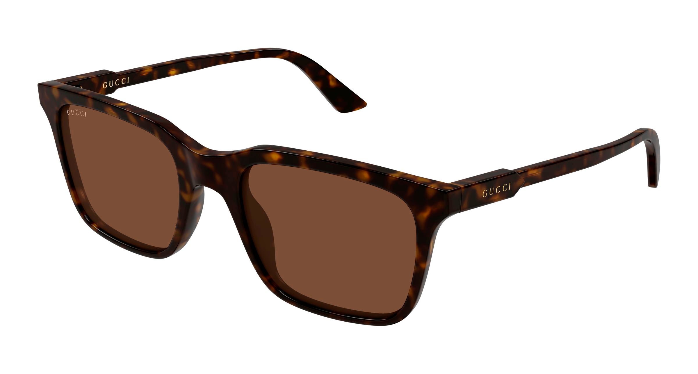 Gucci Uomo Gucci GG2114S 002 Occhiali da sole Acetato Havana Marrone Squadrata Gucci Uomo Gucci GG2114S 002 Occhiali da sole Acetato Havana Marrone Squadrata
