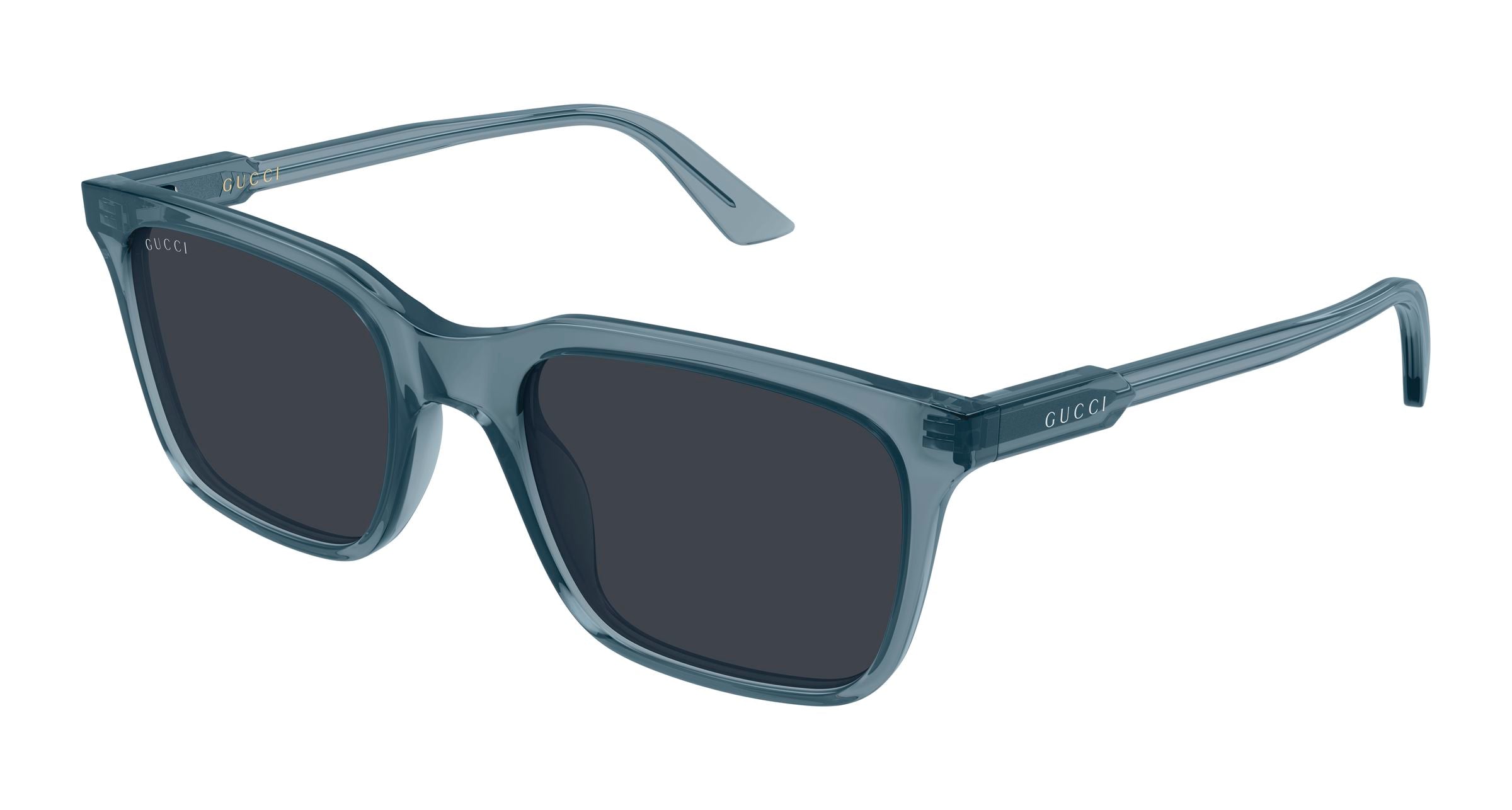 Gucci Uomo Gucci GG2114S 003 Occhiali da sole Acetato Blu Blu Squadrata