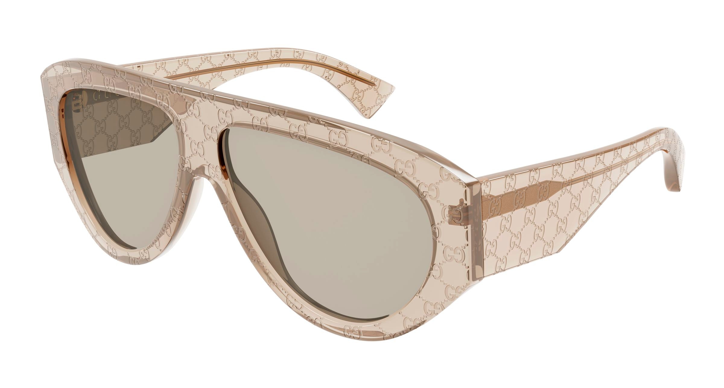 Gucci Uomo Gucci GG2128S 005 Occhiali da sole Acetato Marrone Marrone Pilot Gucci Uomo Gucci GG2128S 005 Occhiali da sole Acetato Marrone Marrone Pilot