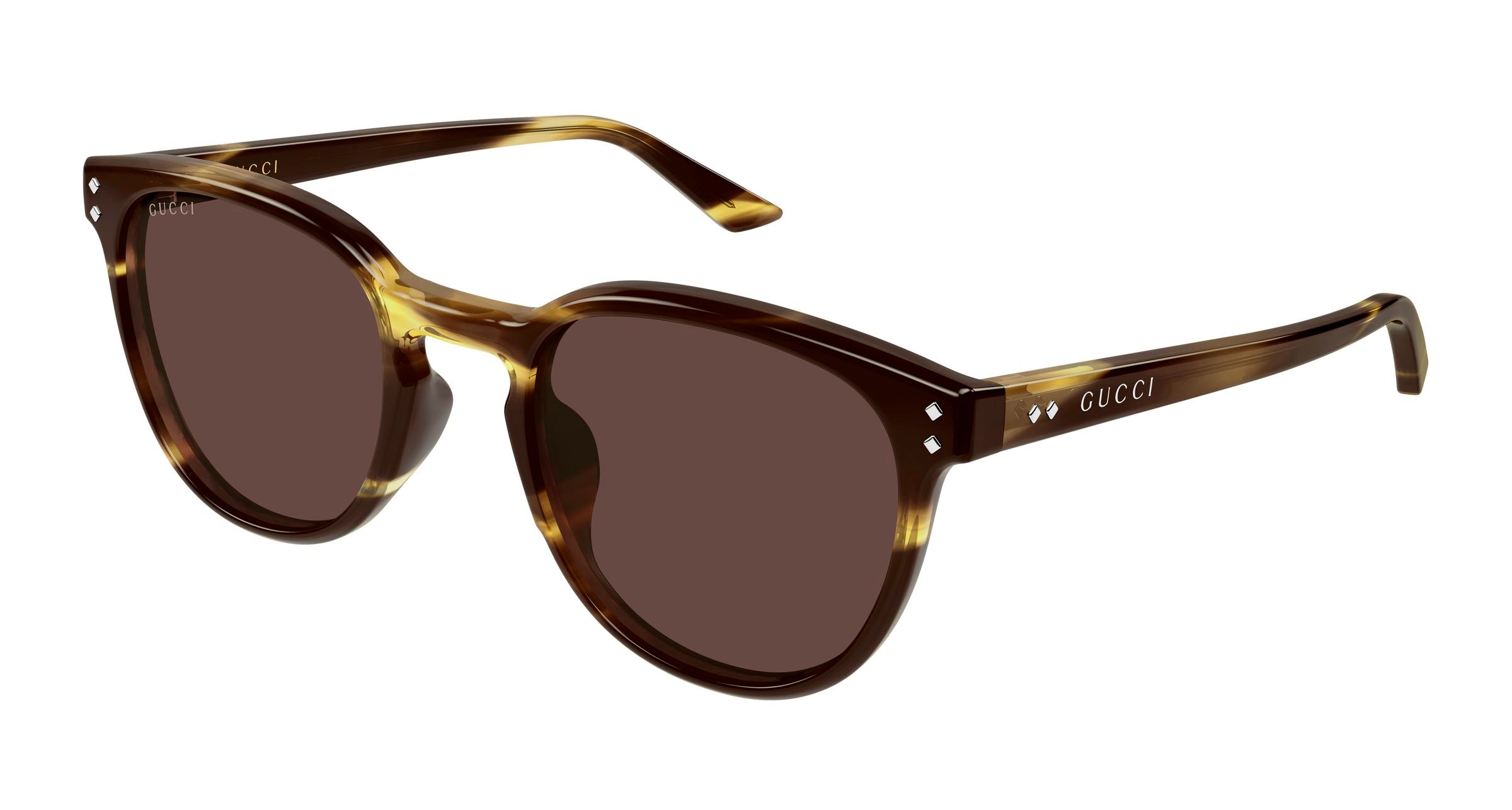 Gucci Uomo Gucci GG2134SA 002 Occhiali da sole Acetato Havana Marrone Rotonda Gucci Uomo Gucci GG2134SA 002 Occhiali da sole Acetato Havana Marrone Rotonda