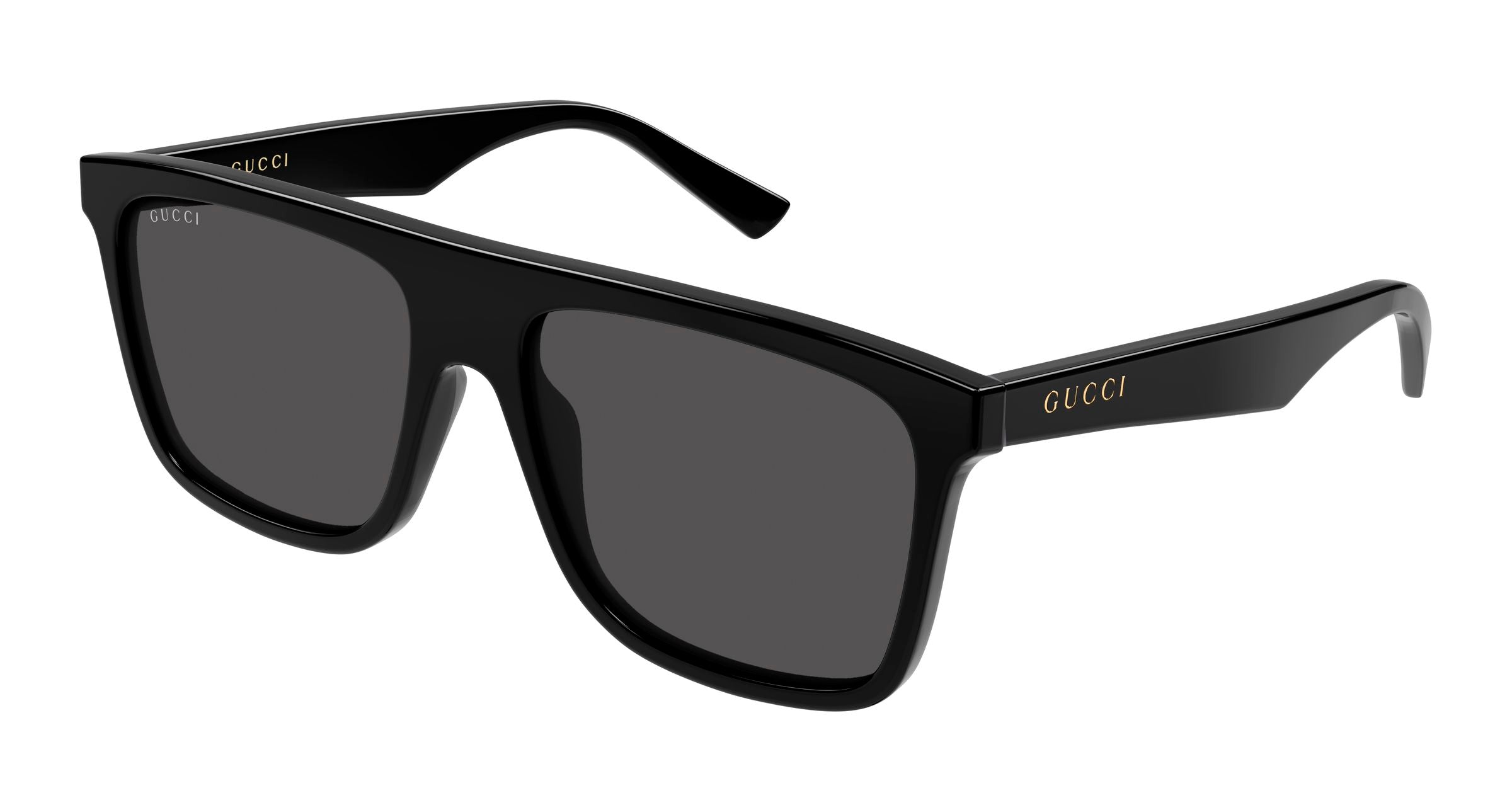 Gucci Uomo Gucci GG2182S 001 Occhiali da sole Acetato Nero Grigio Squadrata