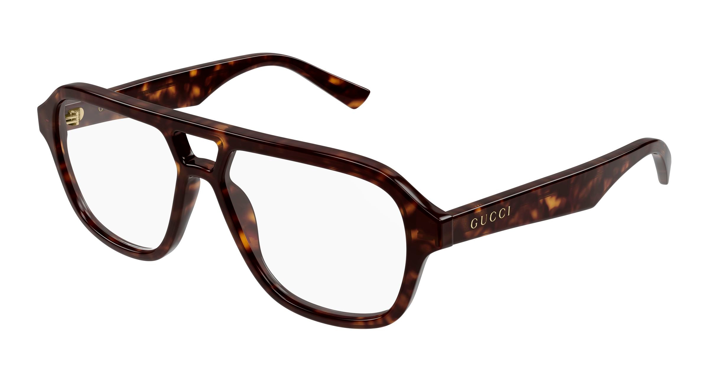 Gucci Uomo Gucci GG2183O 002 Montature da vista Acetato Havana Trasparente Rotonda